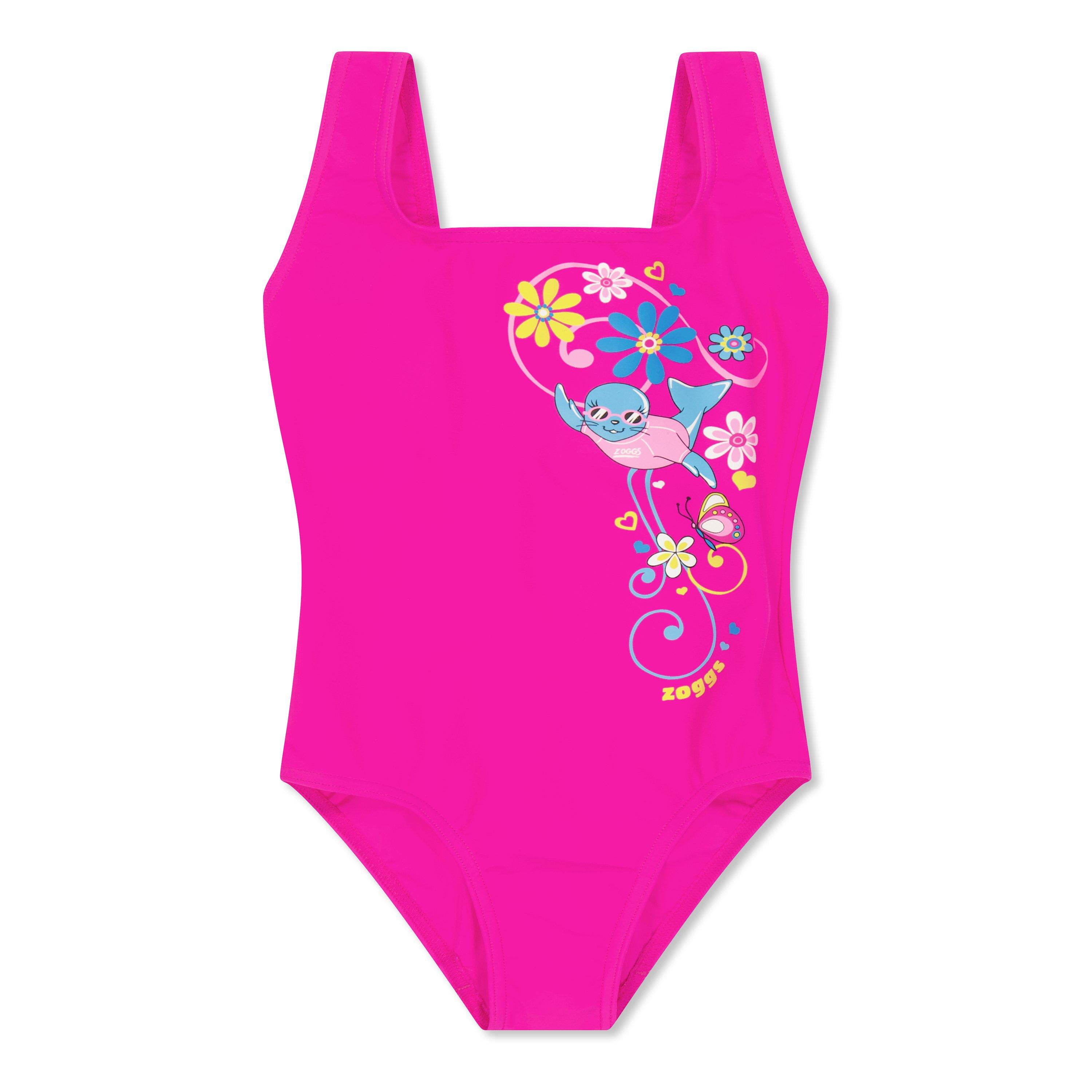 Pink - Zoggs - Inf Pretty Bay Scoopback Pop Infants - 1