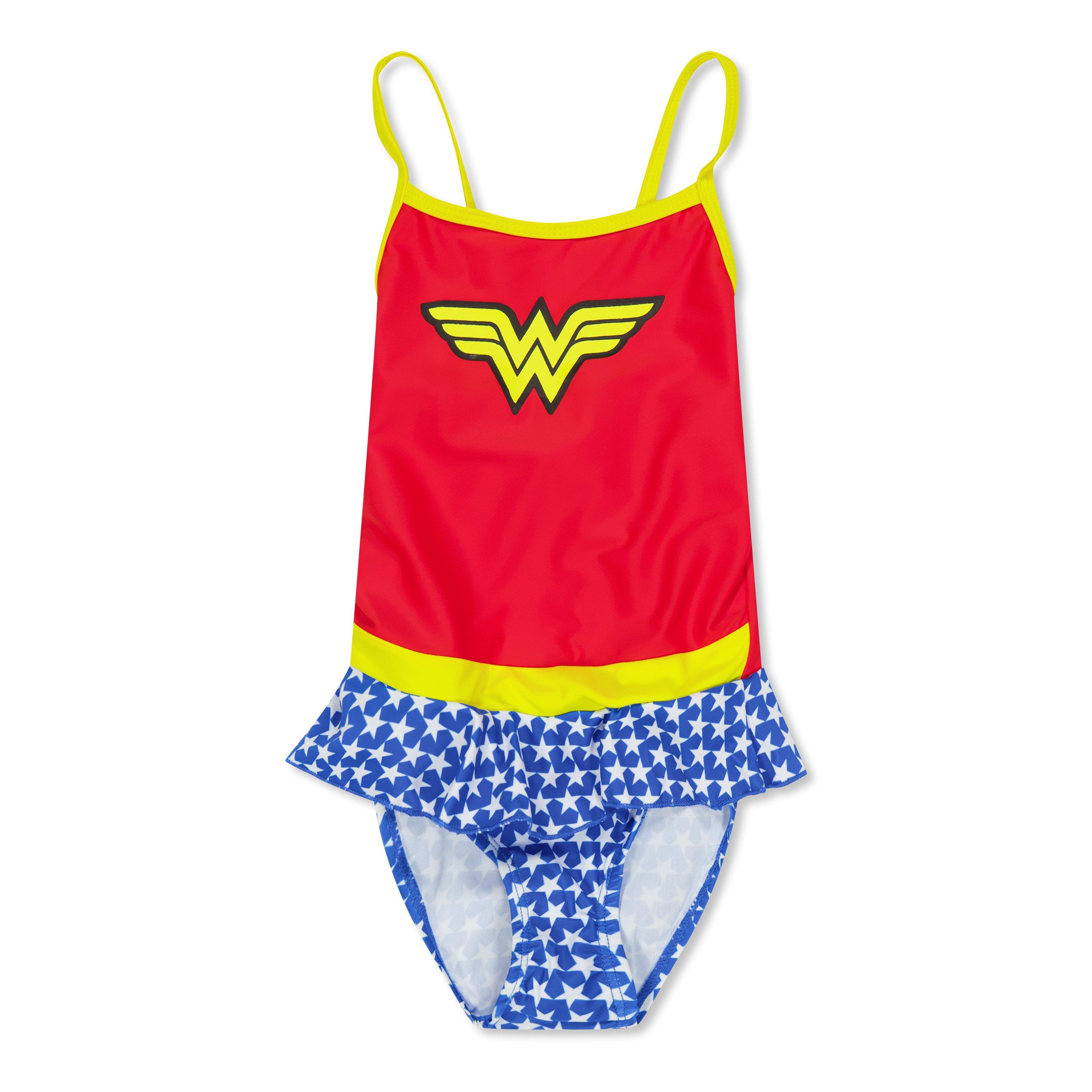 Red - Zoggs - Wonderwoman Swimdress Baby - 1