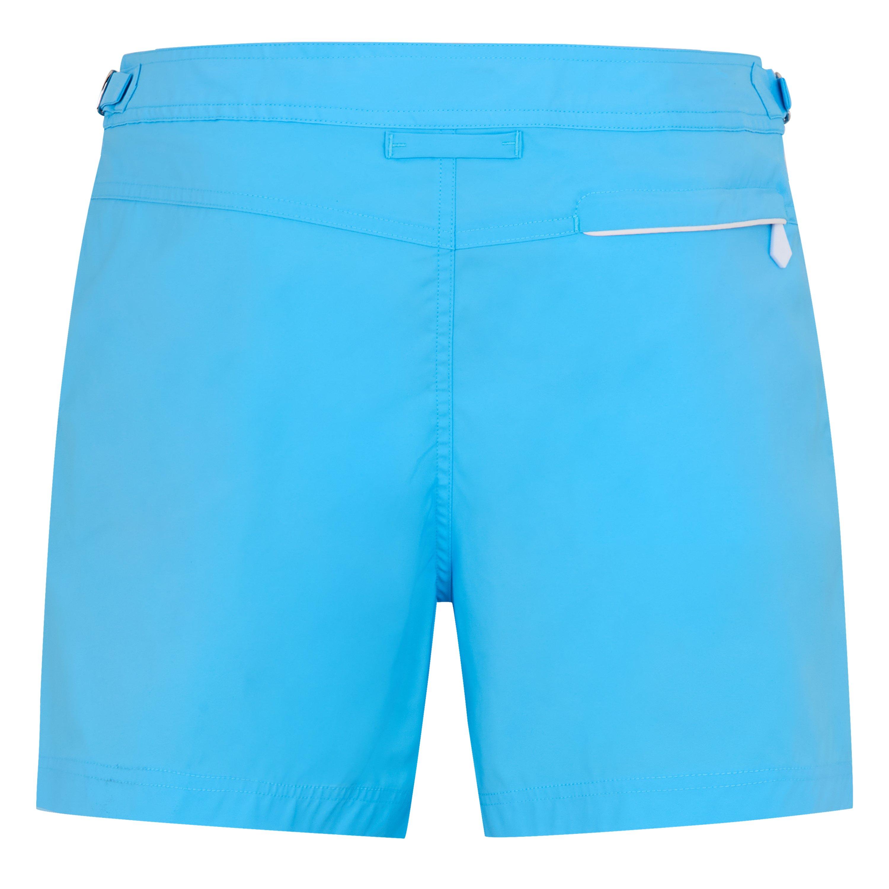 Light Blue - Tom Ford - Men's TF Poplin Swim Shorts - 2