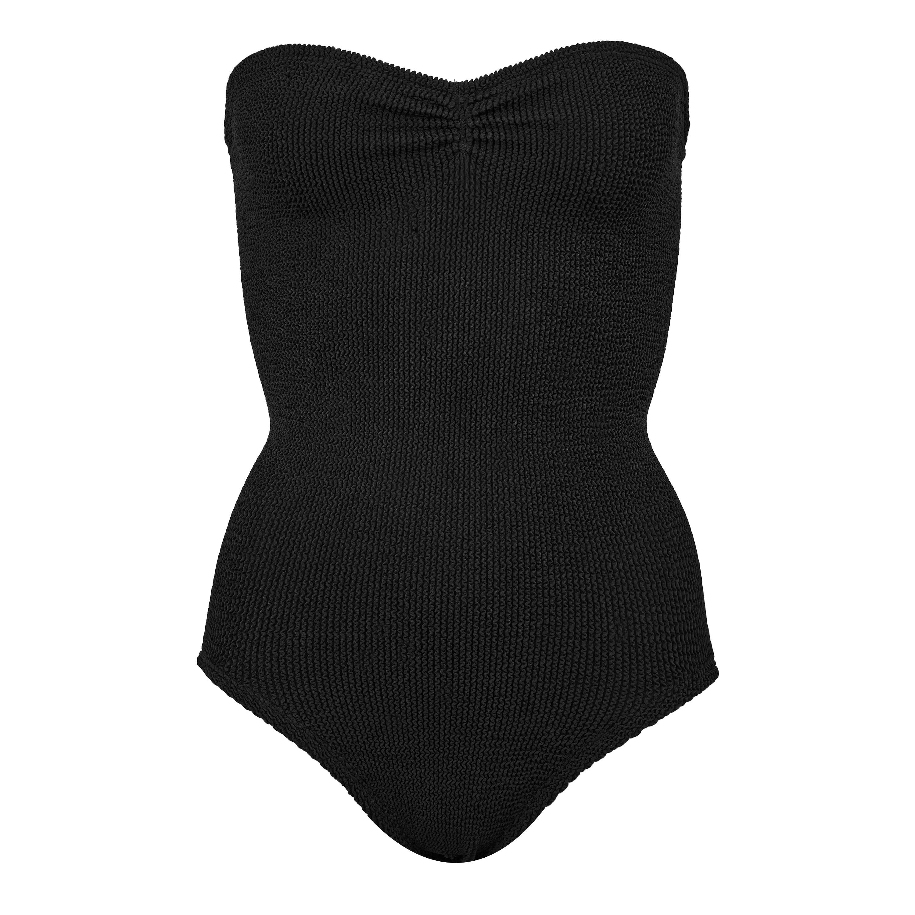 Hunza G Women's Brook Swim Scoop Neck Swimsuit - Black