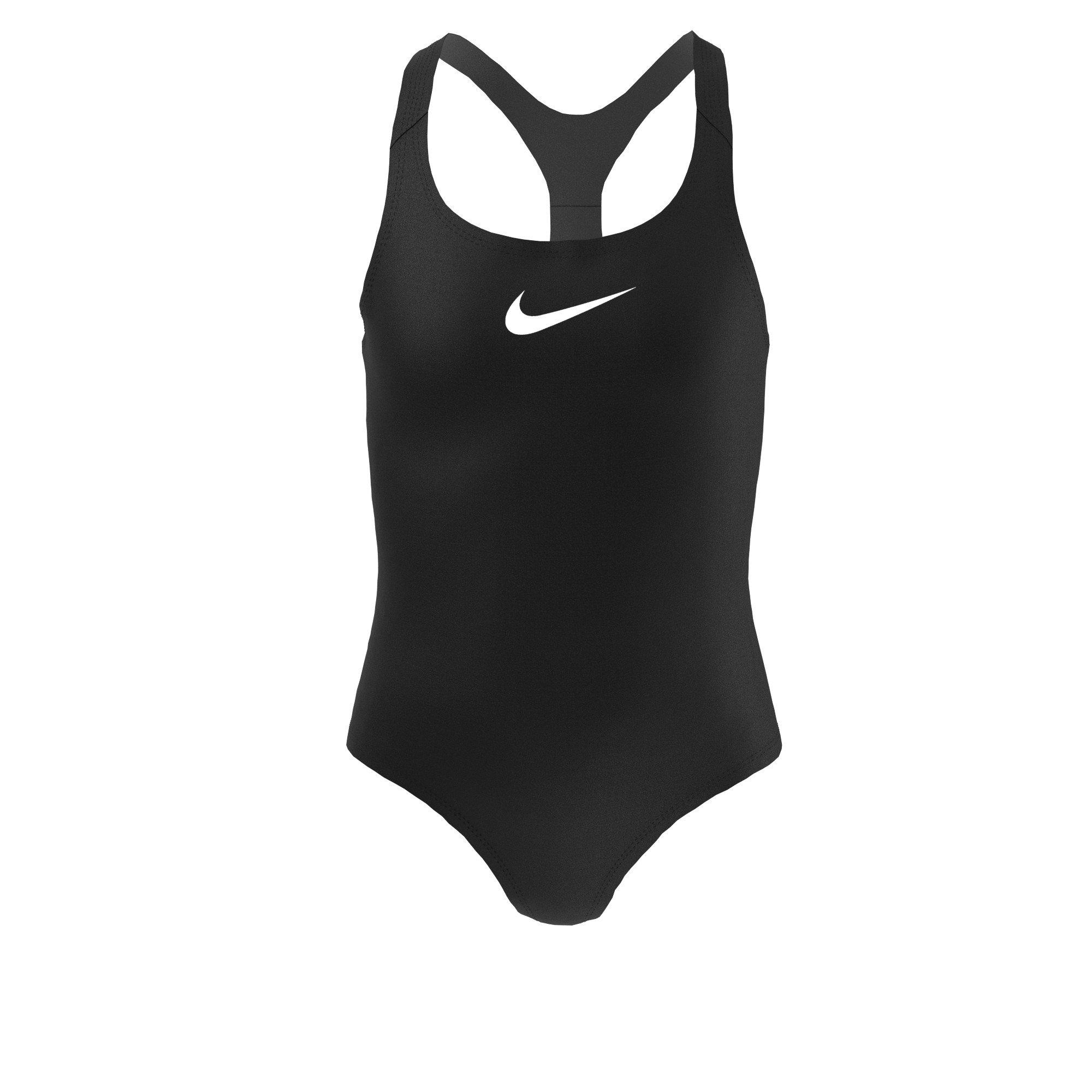 Nike Girls Swoosh Swimsuit Junior - Black - 14+(XL)