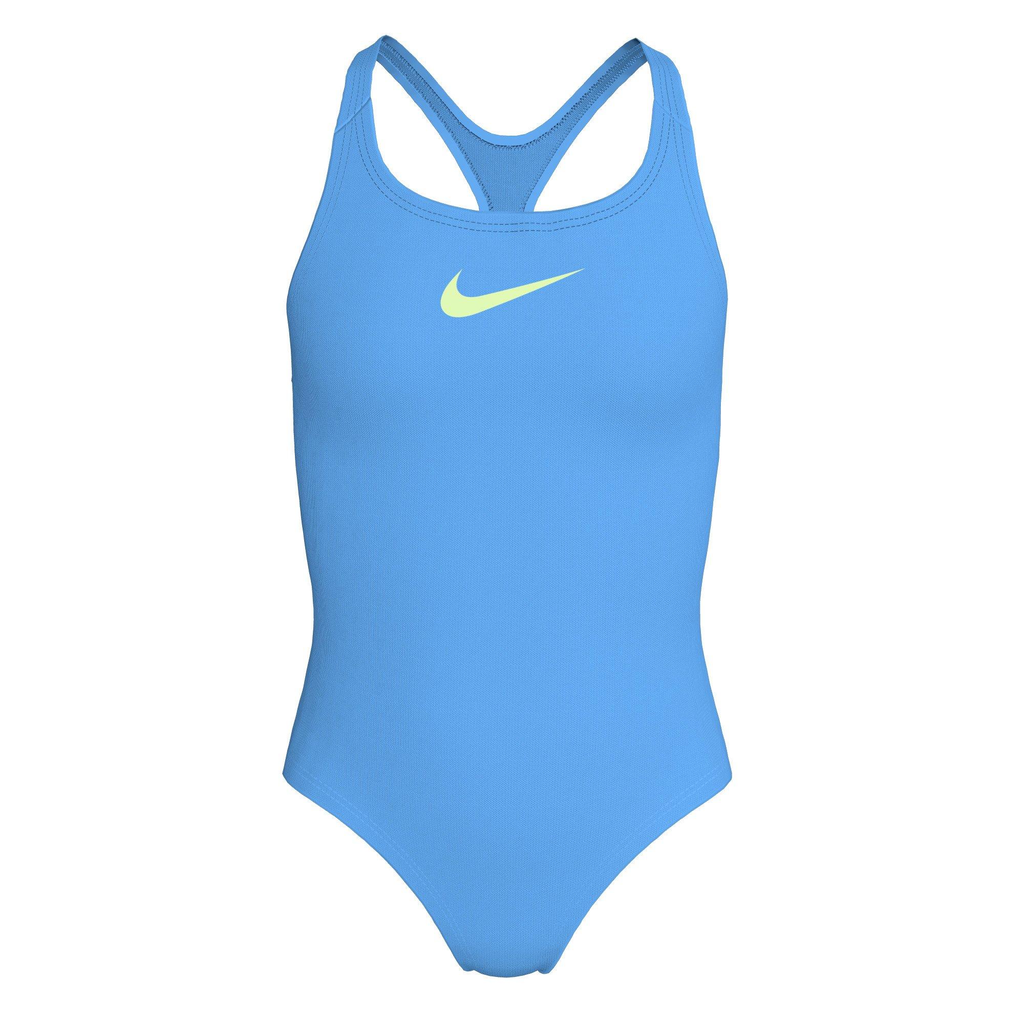 Nike Girls Swoosh Swimsuit Junior - University Blue - 14+(XL)