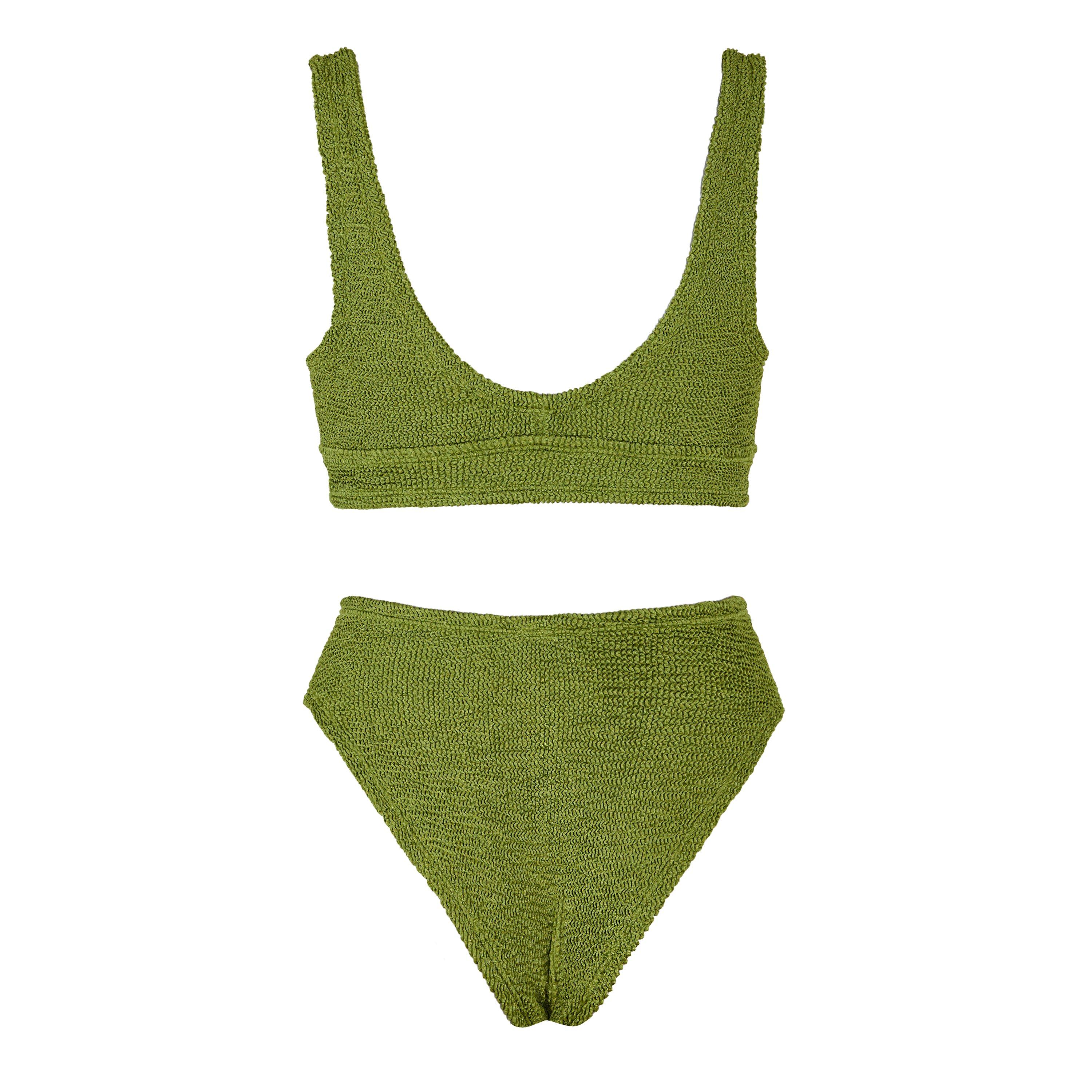 Metallic Moss - Hunza G - Angel Bikini - 2