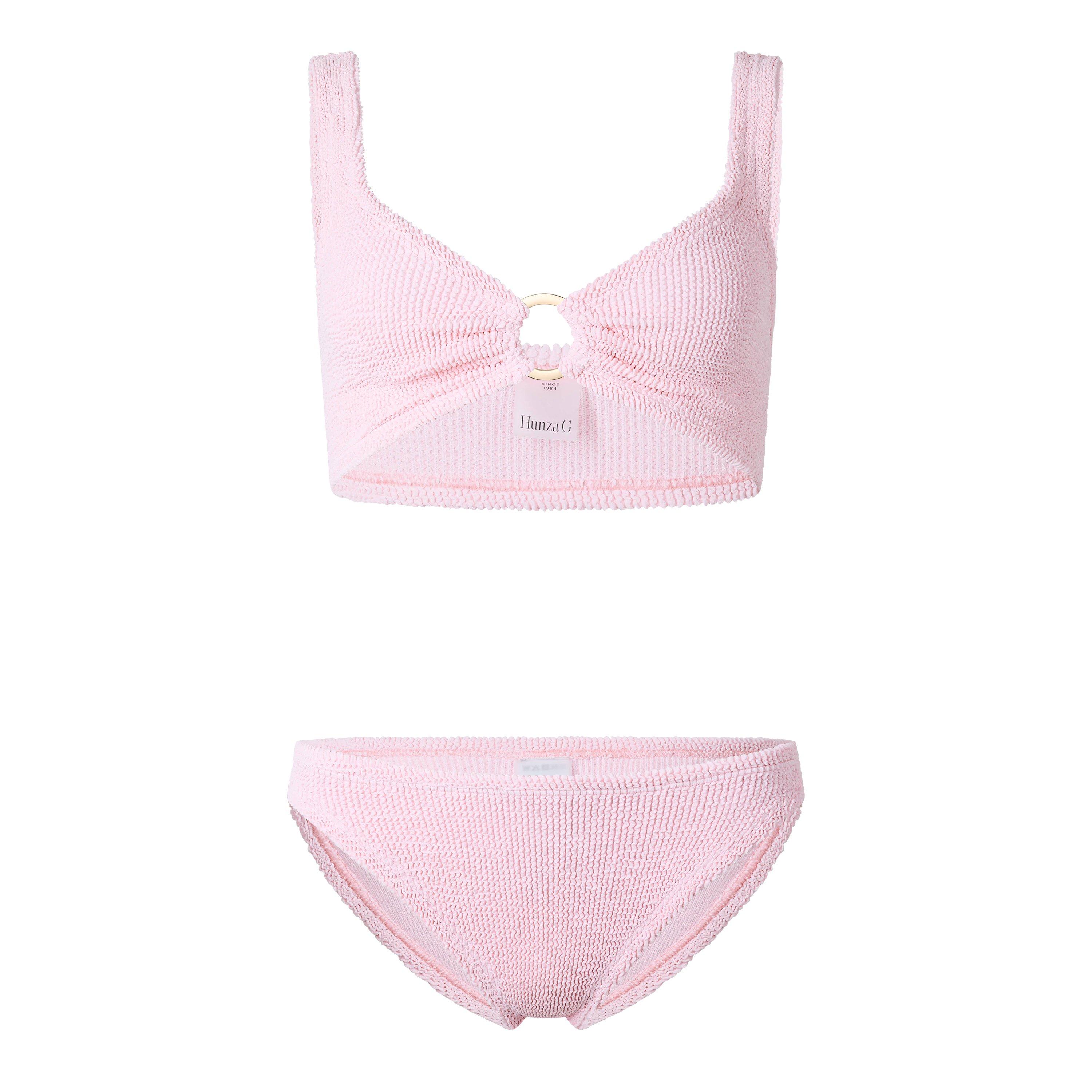 Ballet Pink - Hunza G - Women's Julia Gold Bikini Set - 1