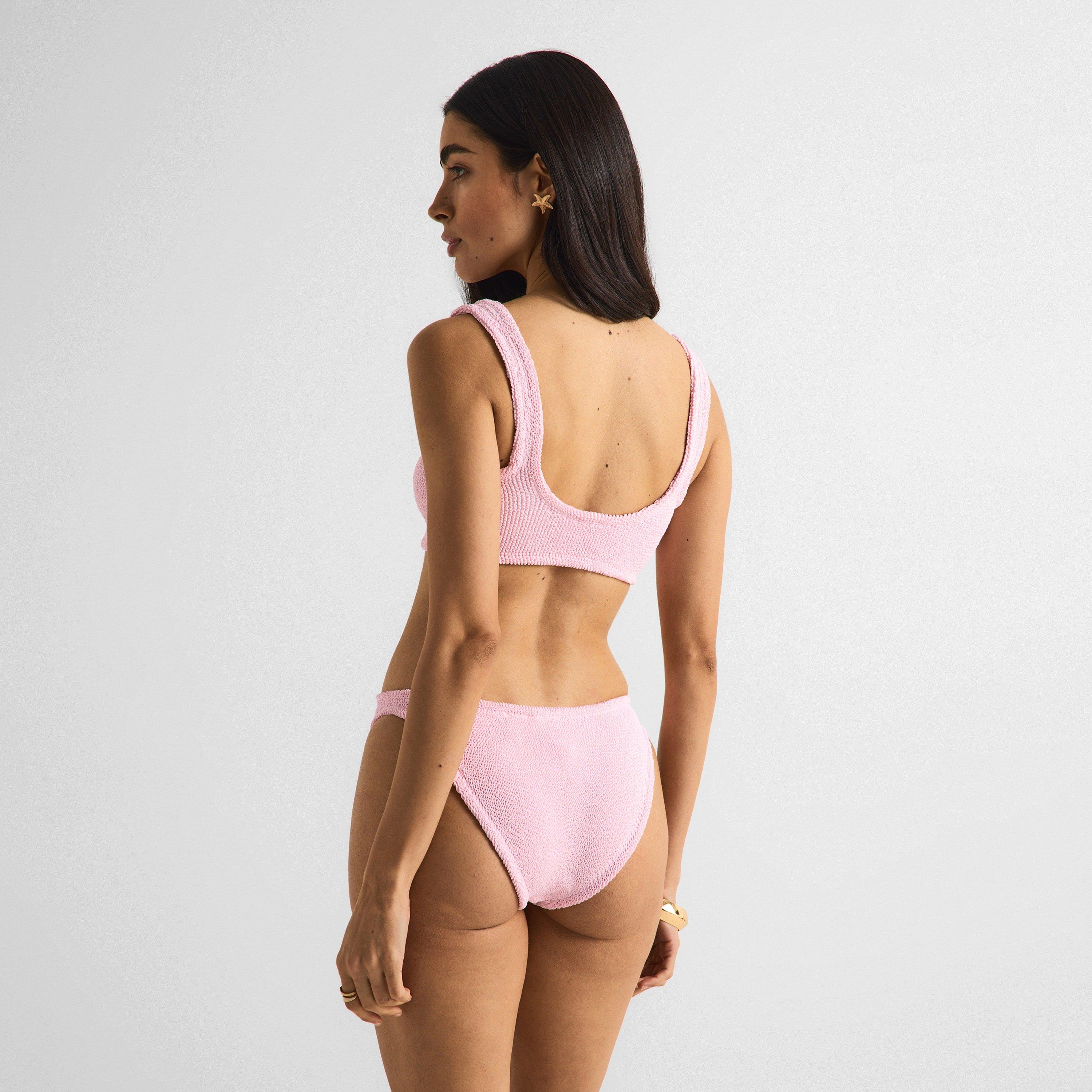 Ballet Pink - Hunza G - Women's Julia Gold Bikini Set - 4