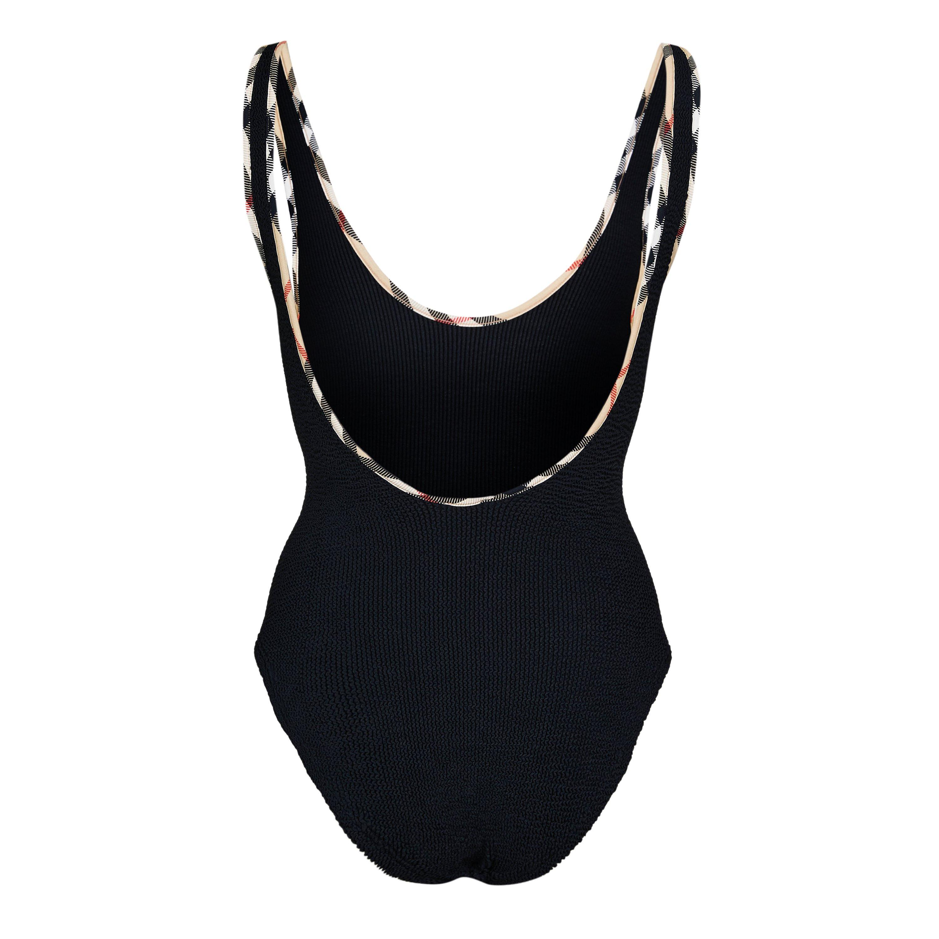 Black - Burberry X Hunza G - Womens x Hunza G Faye Swimsuit - 2