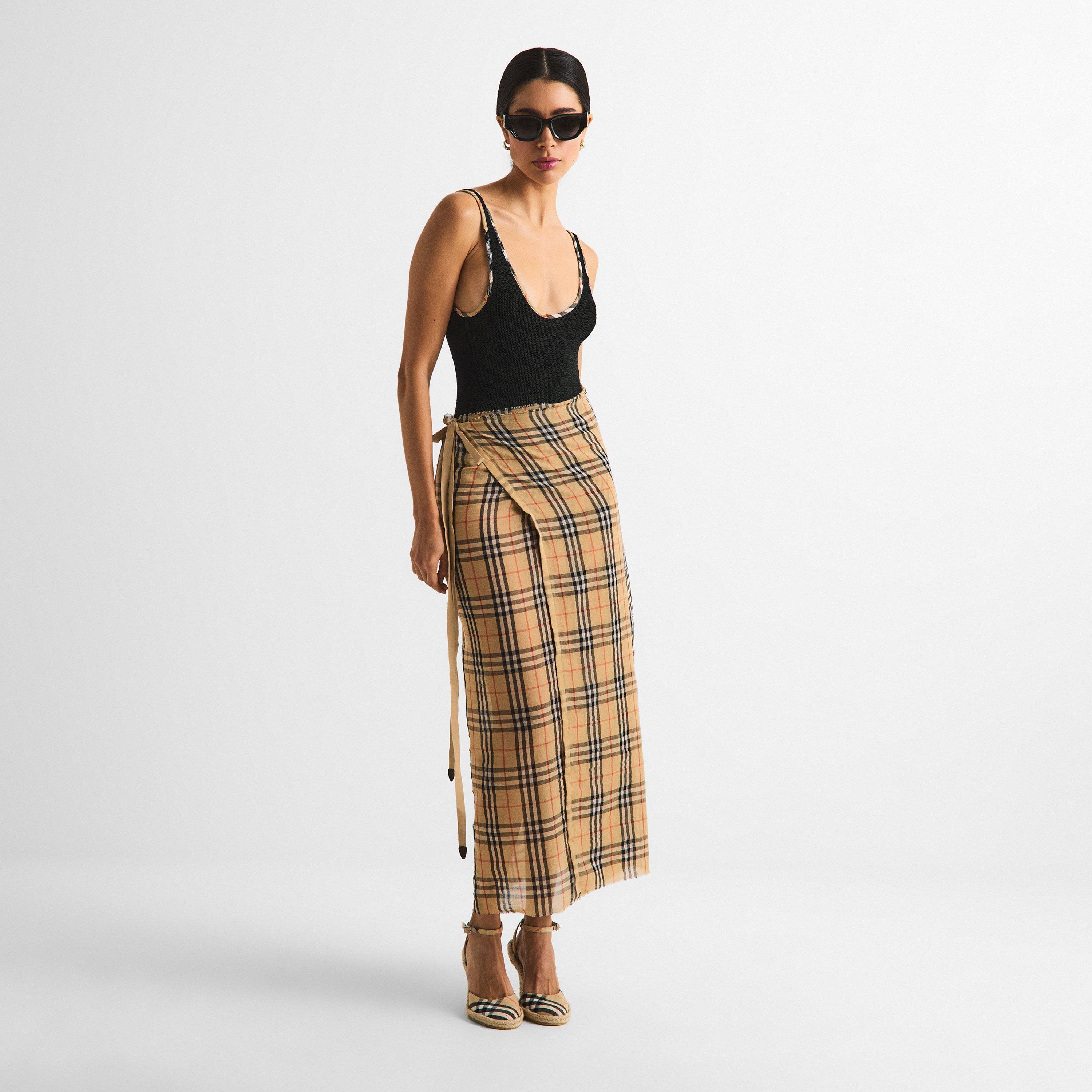 Black - Burberry X Hunza G - Womens x Hunza G Faye Swimsuit - 7