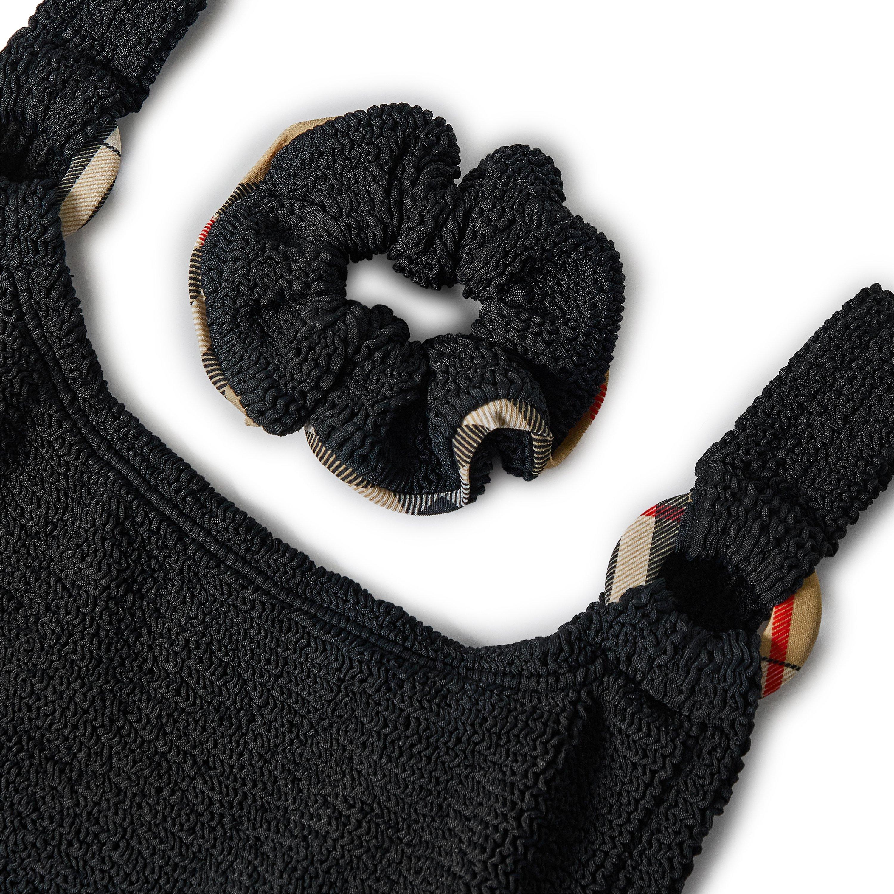 Black - Burberry X Hunza G - Womens x Hunza G Domino Swimsuit - 5