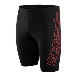 Speedo Boom Logo Placement Jammer Swim Shorts Mens