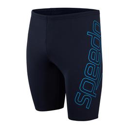 Speedo Boom Logo Placement Jammer Swim Shorts Mens
