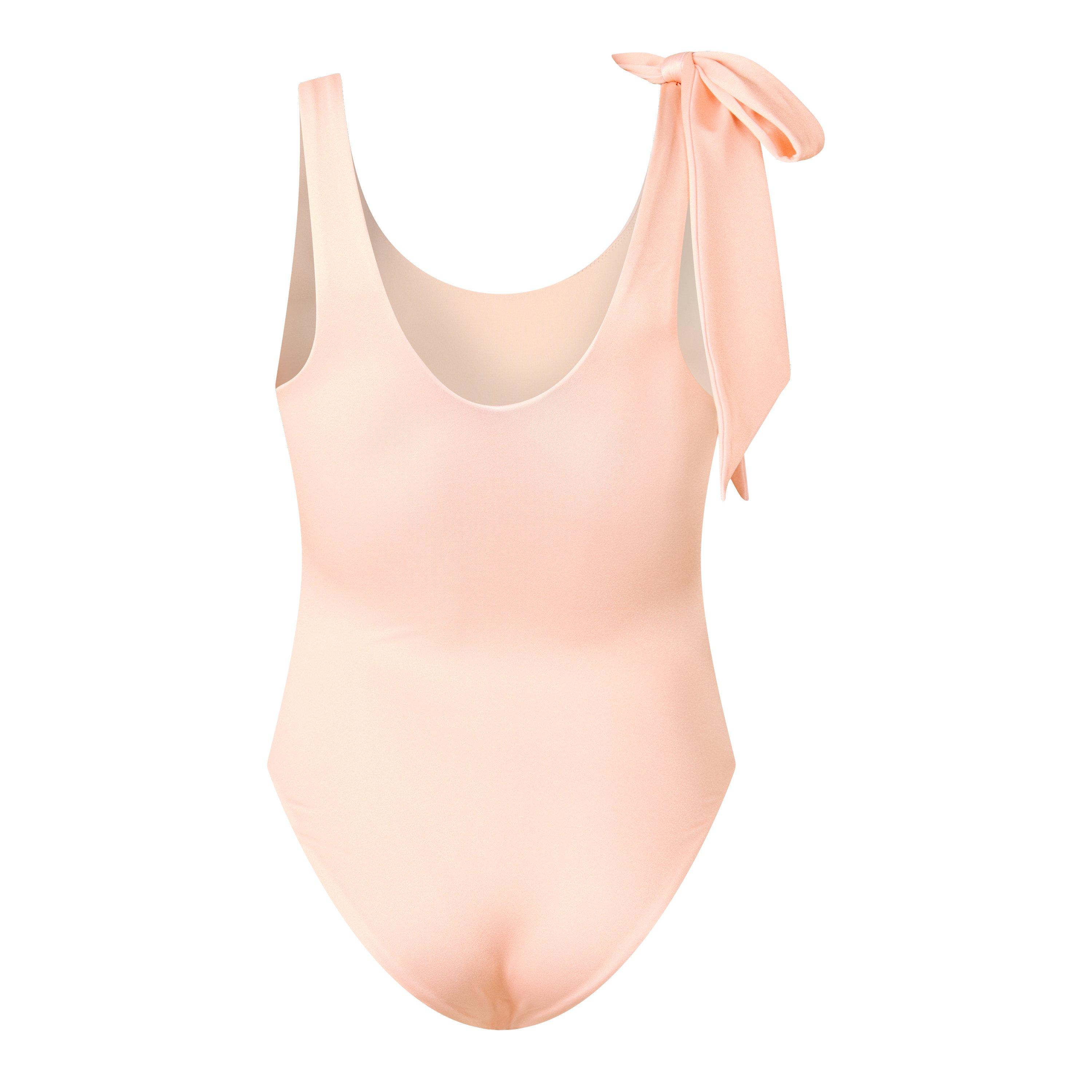 Apricot Pink - Chloe - Women's MB24 Scoop Neck Swimsuit - 2