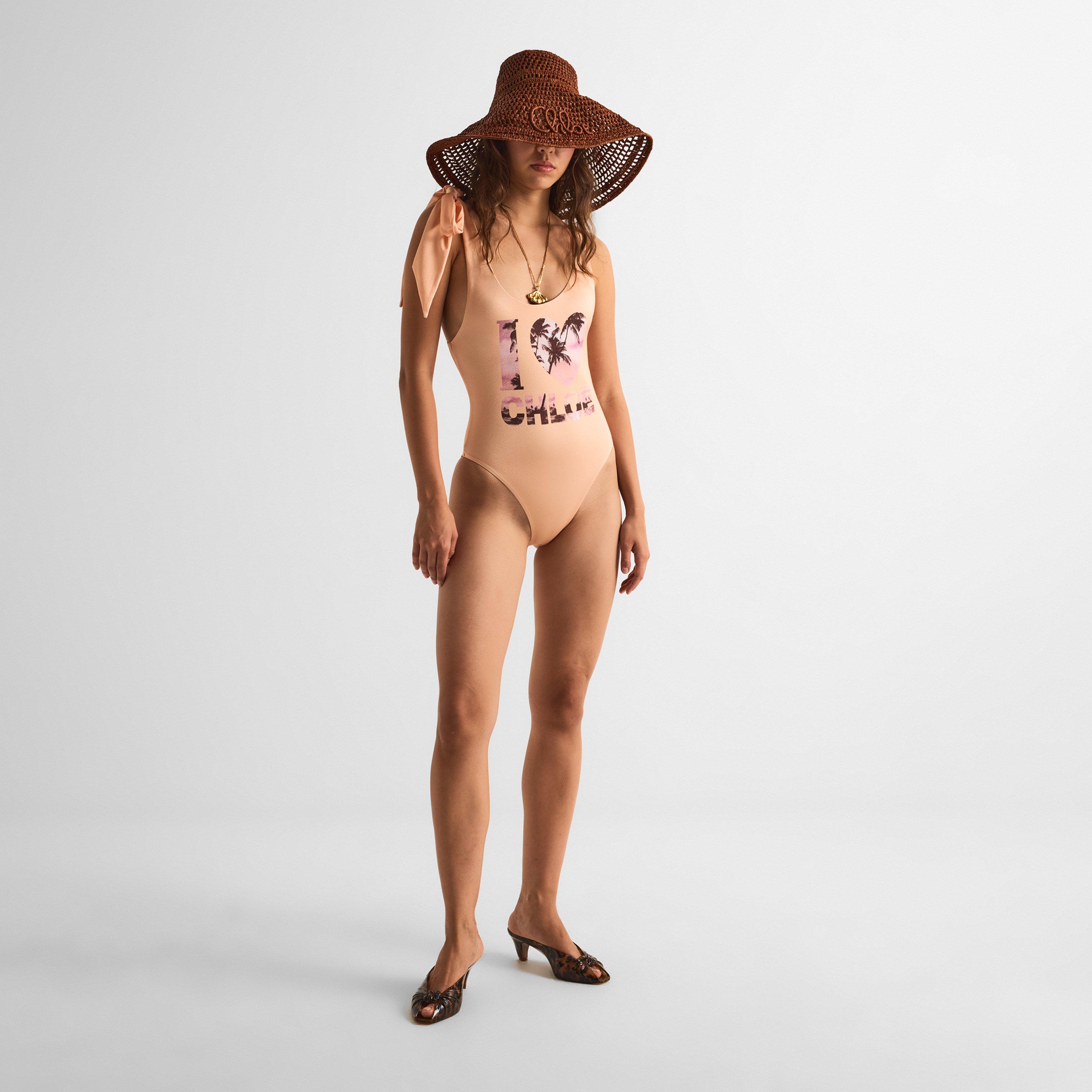 Apricot Pink - Chloe - Women's MB24 Scoop Neck Swimsuit - 6