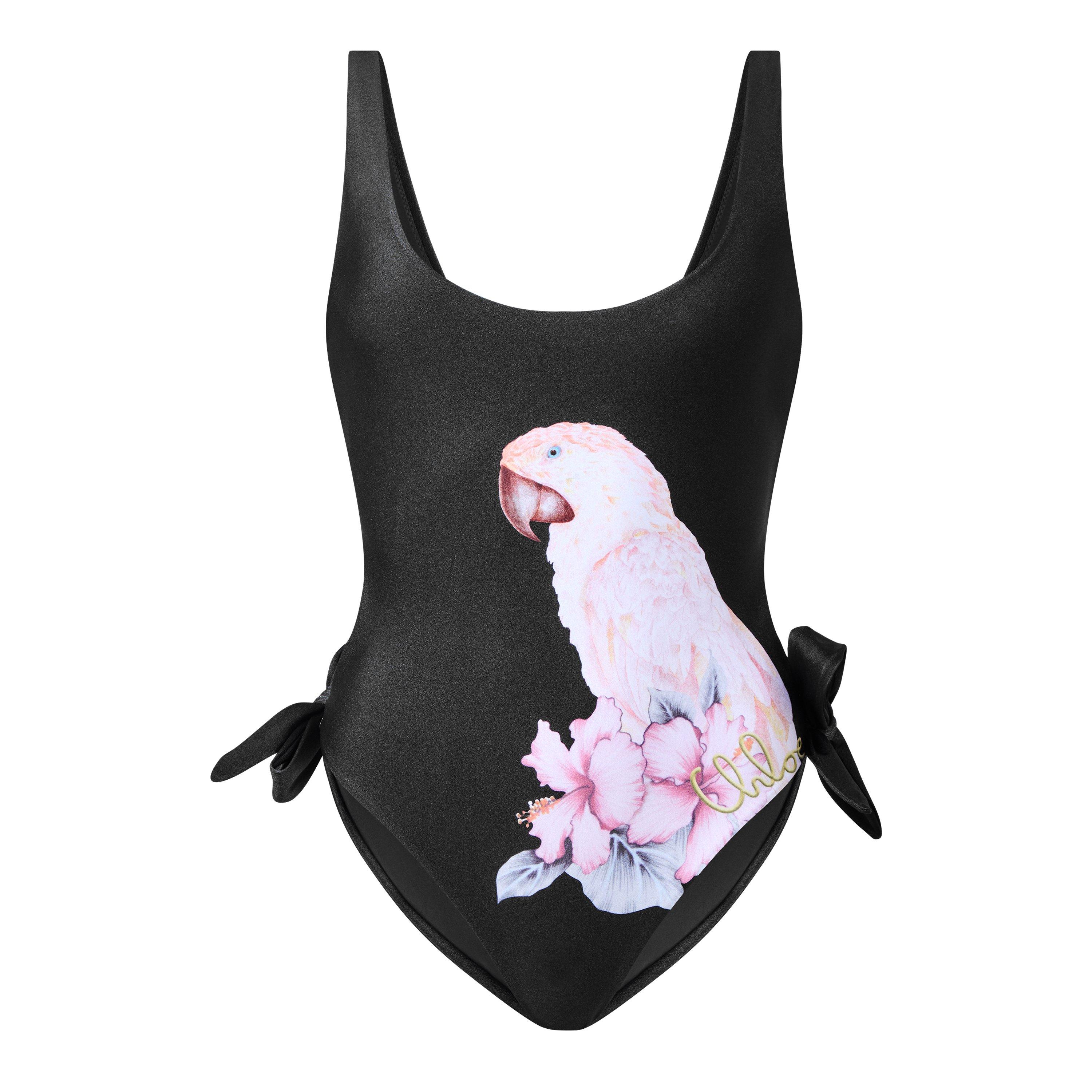 Multi Black - Chloe - Women's MB33 Scoop Neck Swimsuit - 1