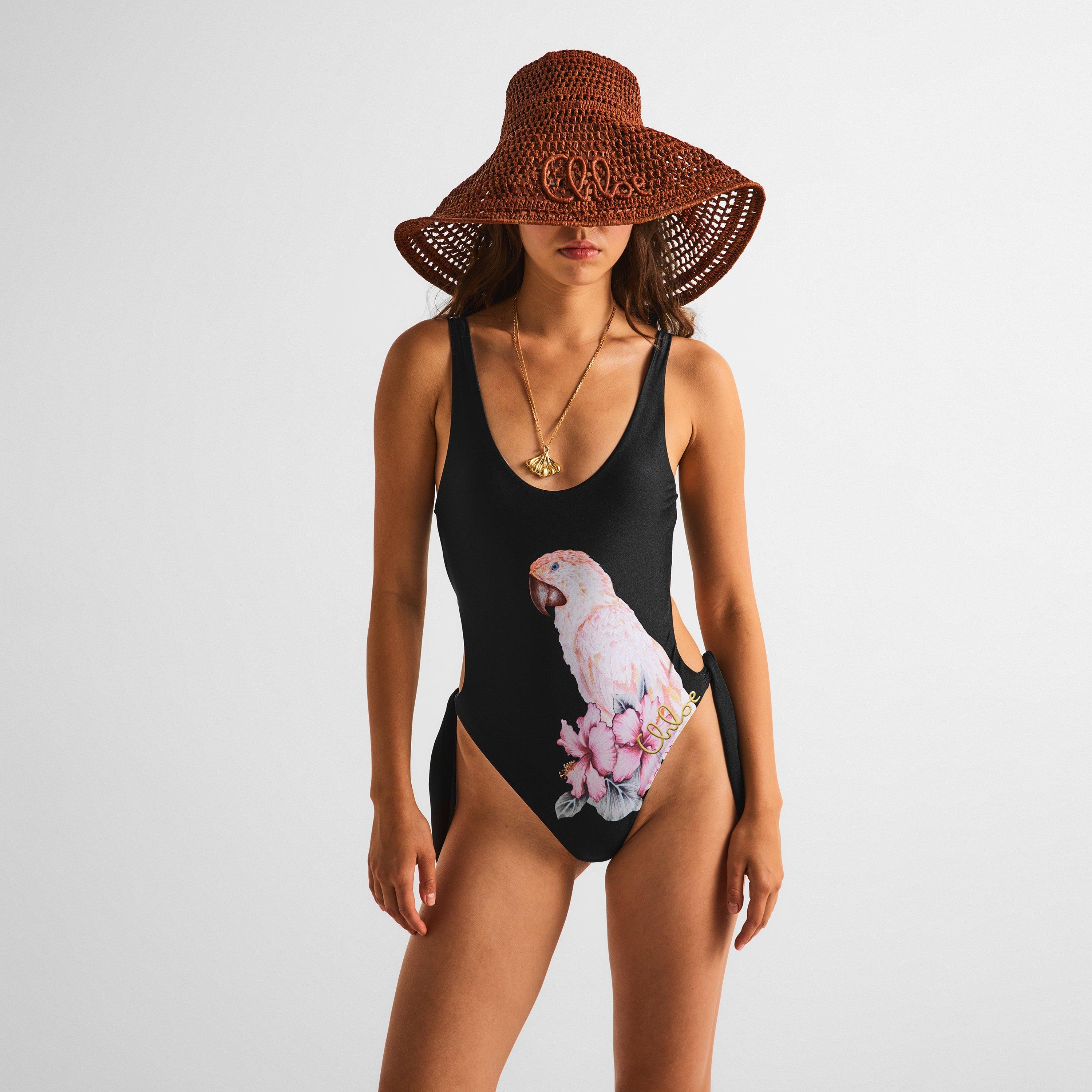 Multi Black - Chloe - Women's MB33 Scoop Neck Swimsuit - 3