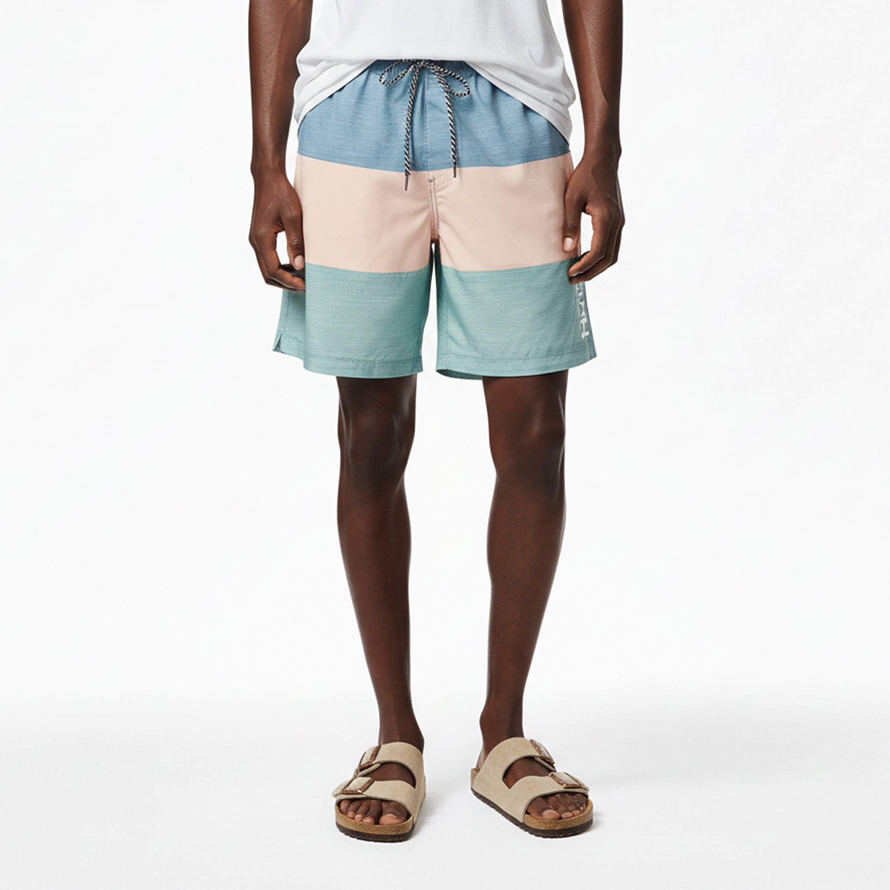 Blue/Brown - Hurley - Men's Swim Shorts - 3