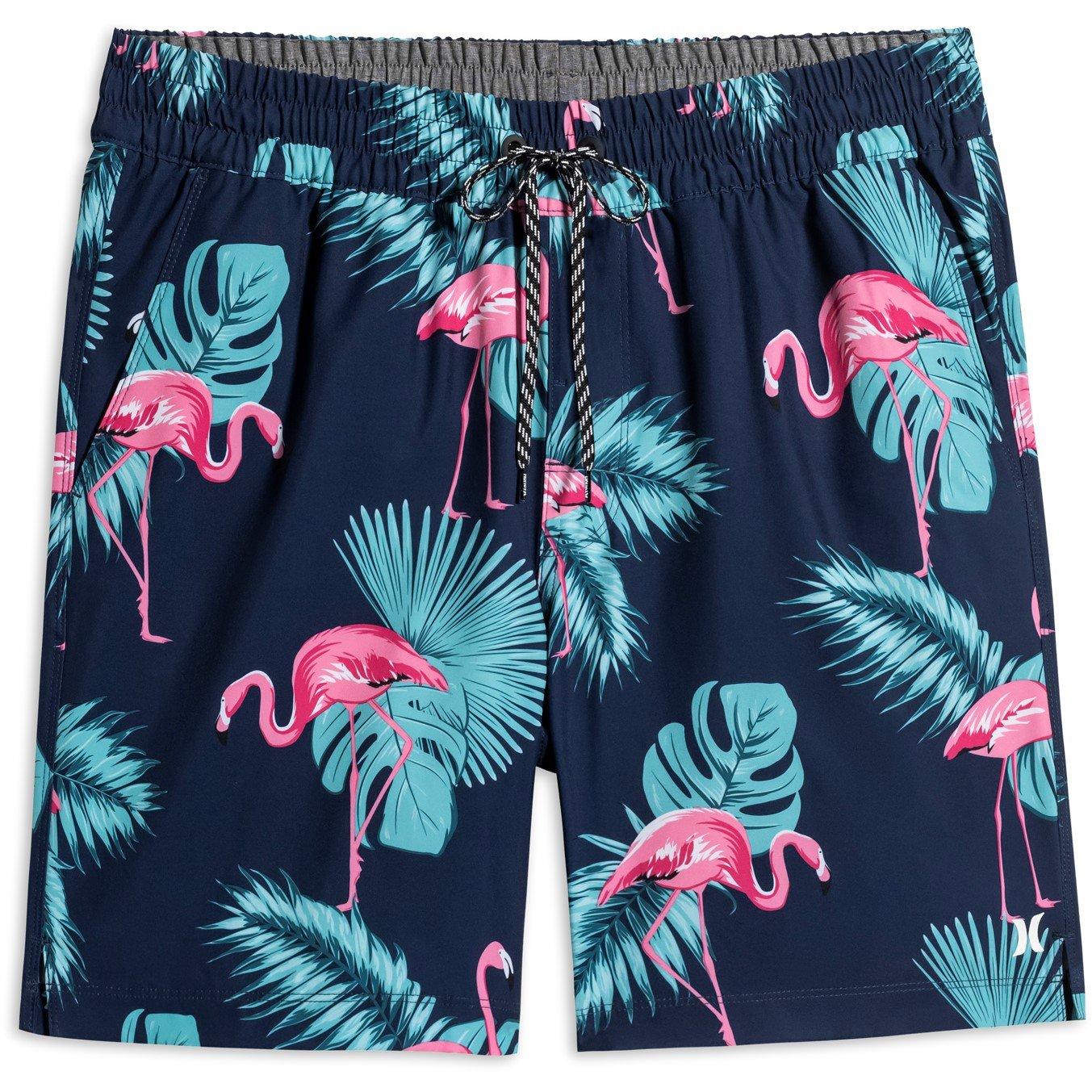 Hurley Men's Swim Shorts - Flamingo - Medium