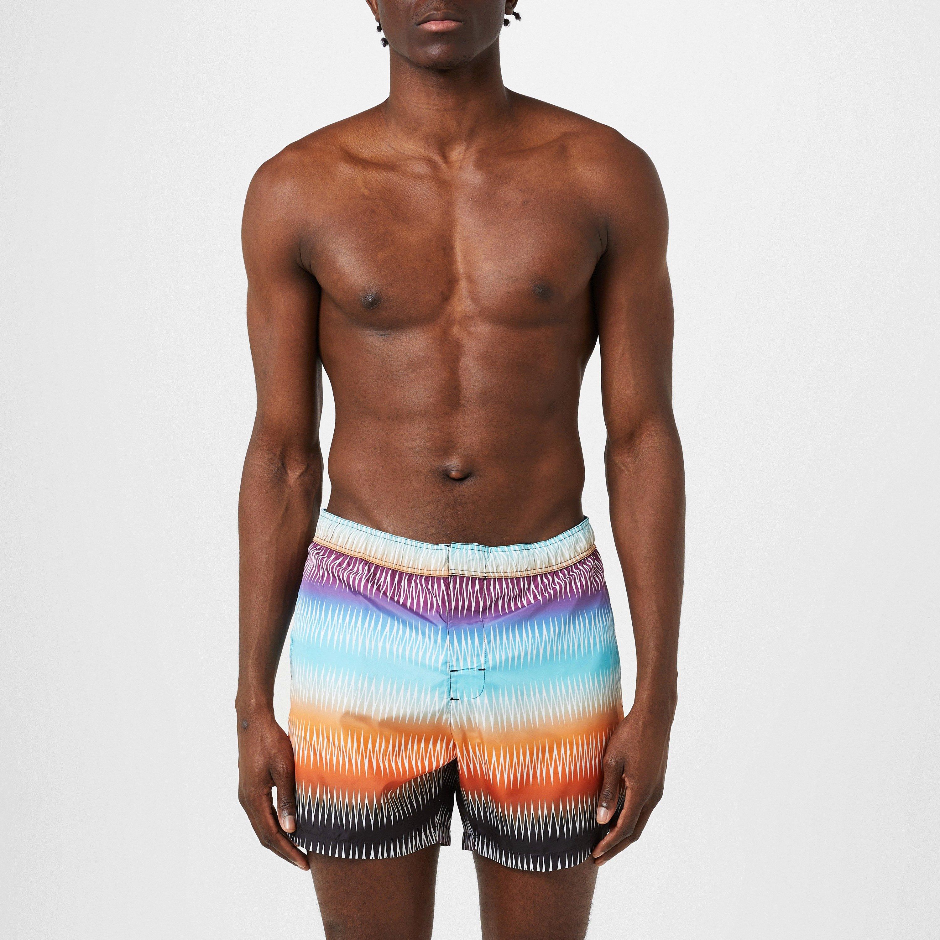 Missoni Zigzag Degrade Print Swim Trunks Swim Shorts Cruise