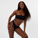 Noir - Jack Wills - JW Crinkle Asymmetric Bikini Top - 1