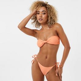 Jack Wills Knot Detail Bandeau Bikini Top