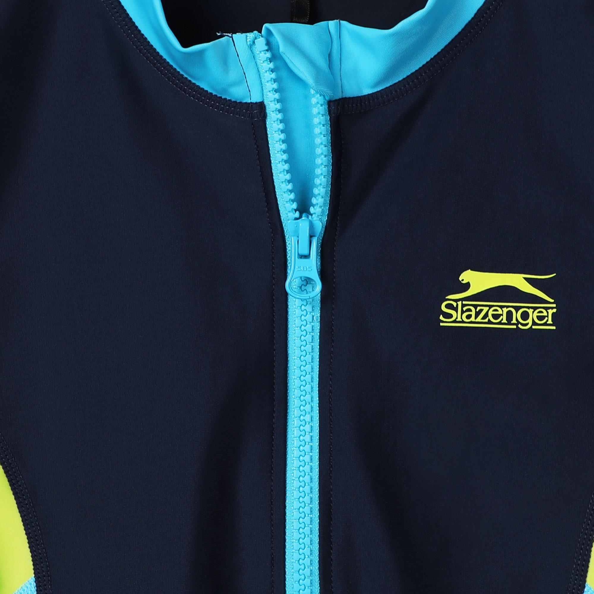 Navy/Blue/Lime - Slazenger - 2-Piece Swimwear Juniors - 4