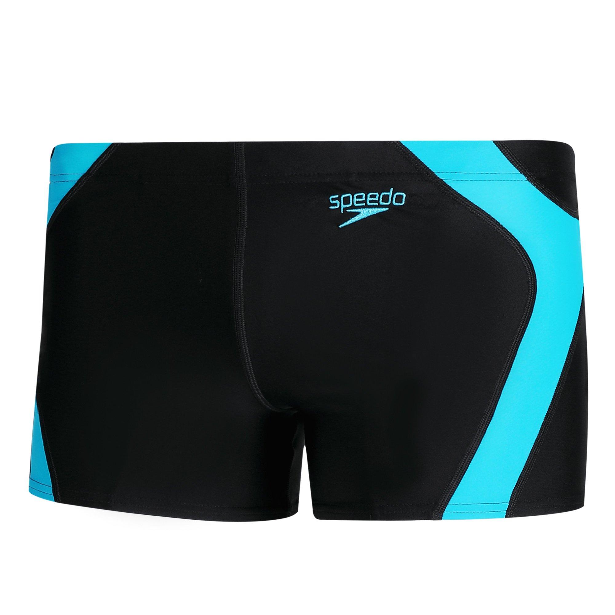 Black/Turquoise - Speedo - Mens Hyper Boom Splice Aquashorts - 1