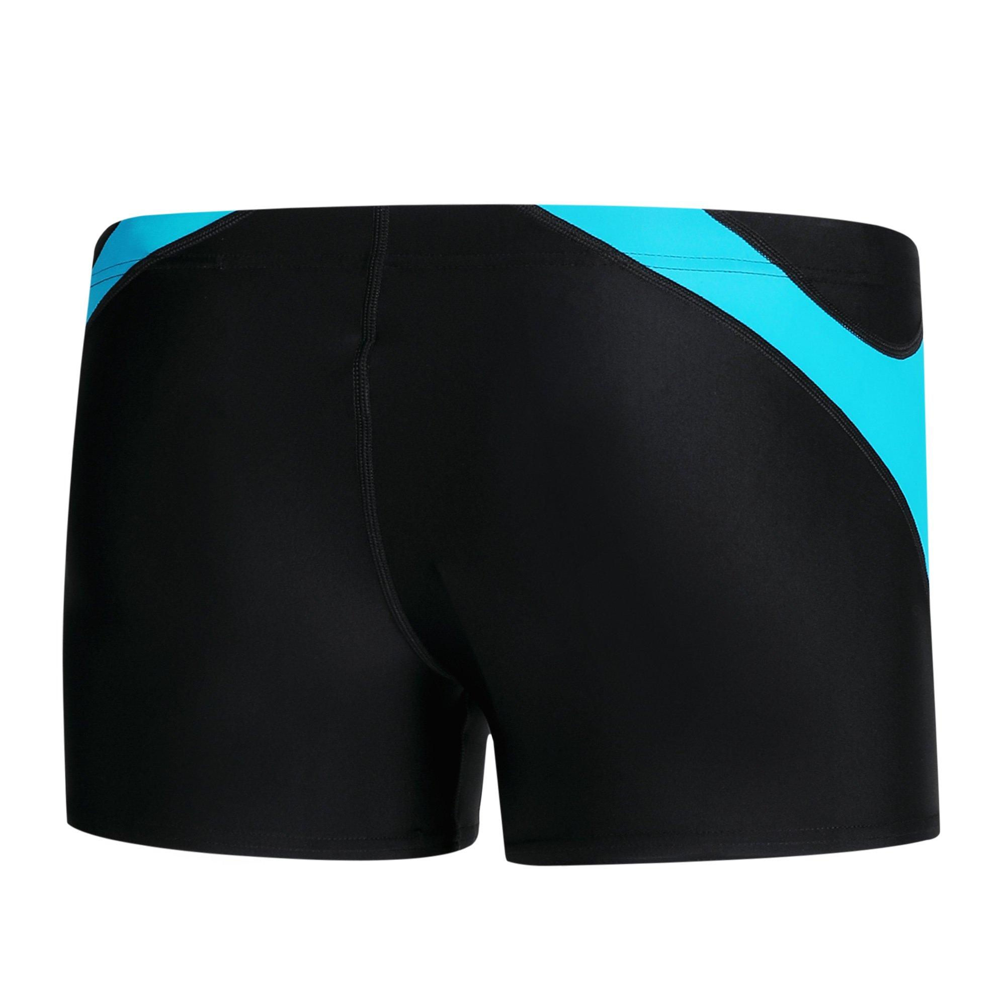 Black/Turquoise - Speedo - Mens Hyper Boom Splice Aquashorts - 2