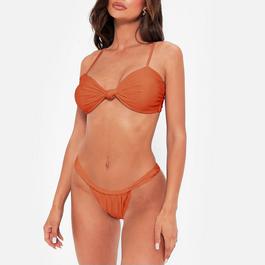 I Saw It First Knot Detail Bandeau Bikini Set