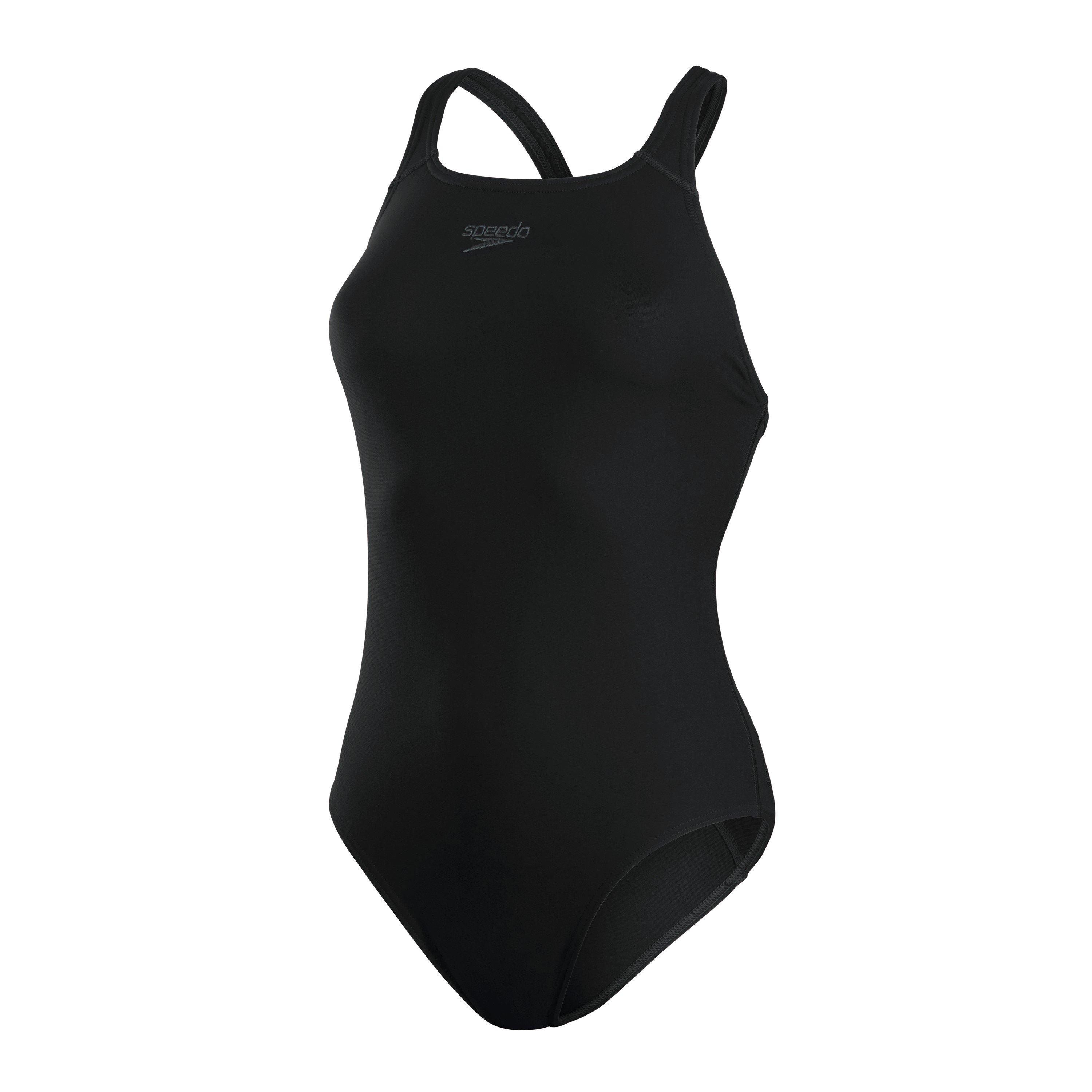 Speedo Women's Endurance+ Medalist Swimsuit - Black - 18