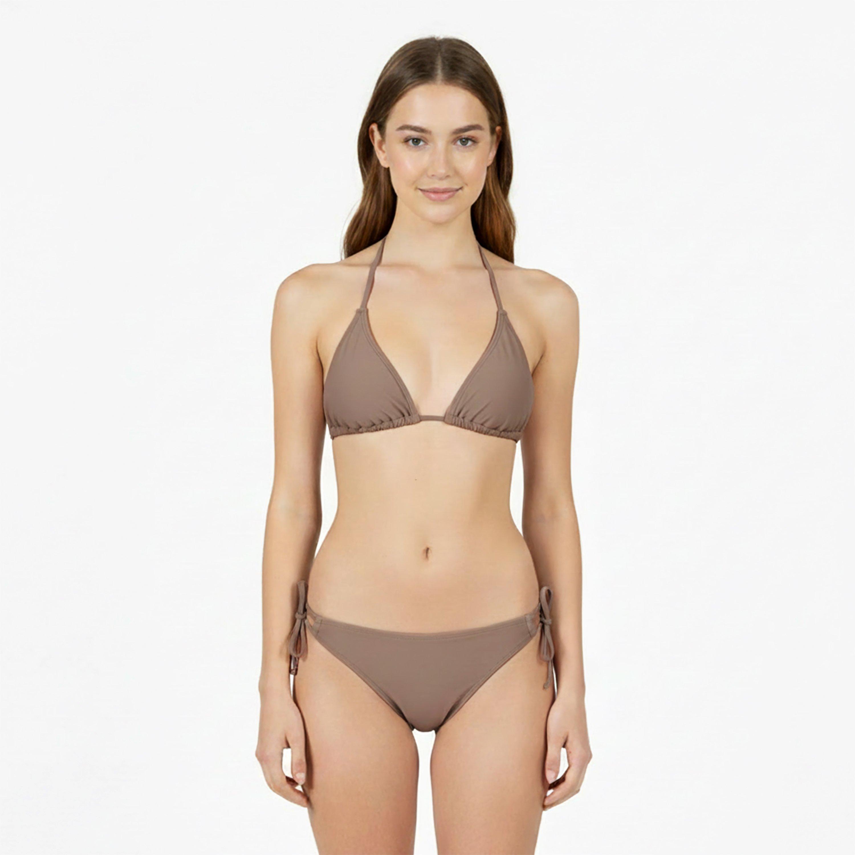 Mocha - Jack Wills - JW Ruched BikiniT Ld63 - 3