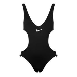 Nike Explore Wild Cutout One Piece Swimsuit Womens