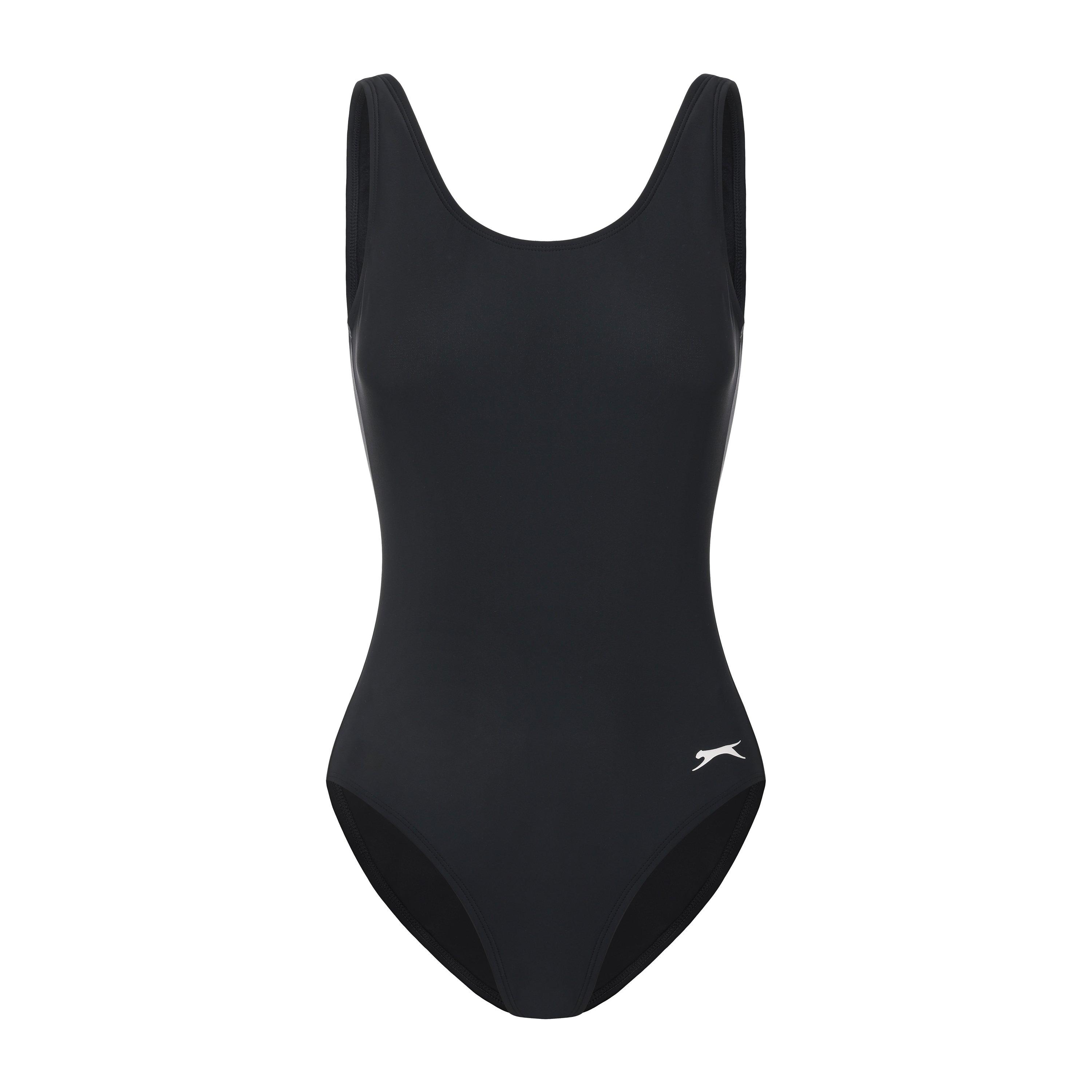 Black - Slazenger - LYCRA® XTRA LIFE ™ Basic Swimsuit Ladies - 1