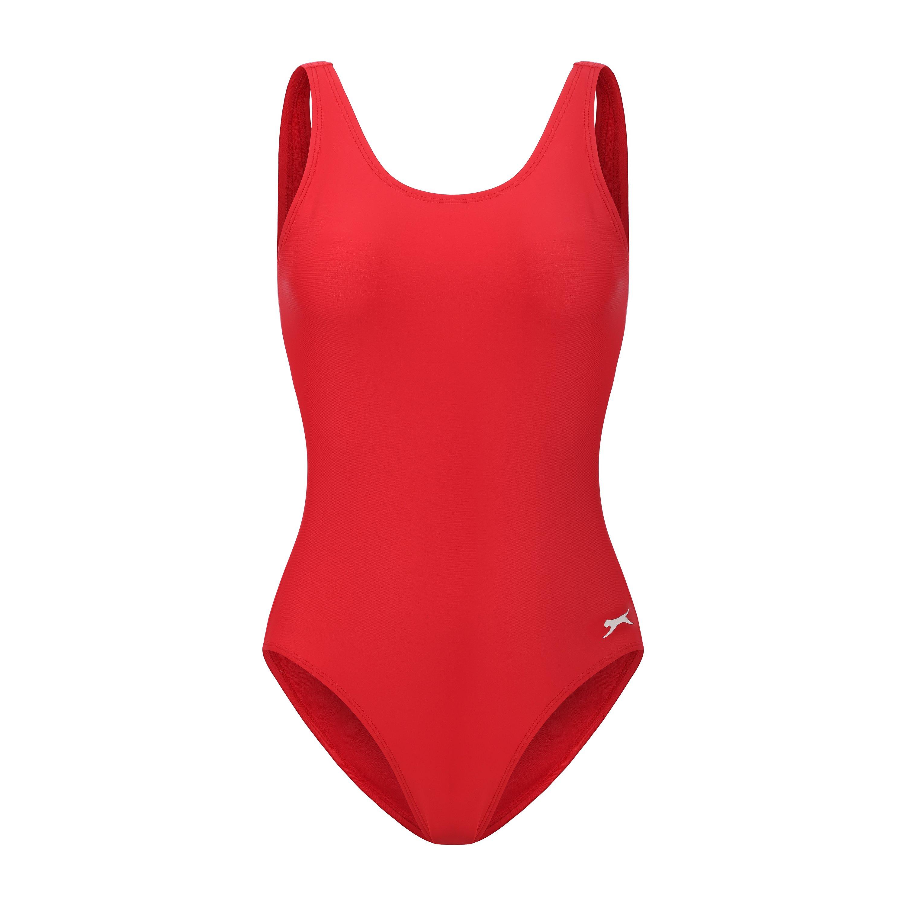 Slazenger Women's Lycra® Xtra Life ™ Basic Swimsuit - Red - 16 (44)