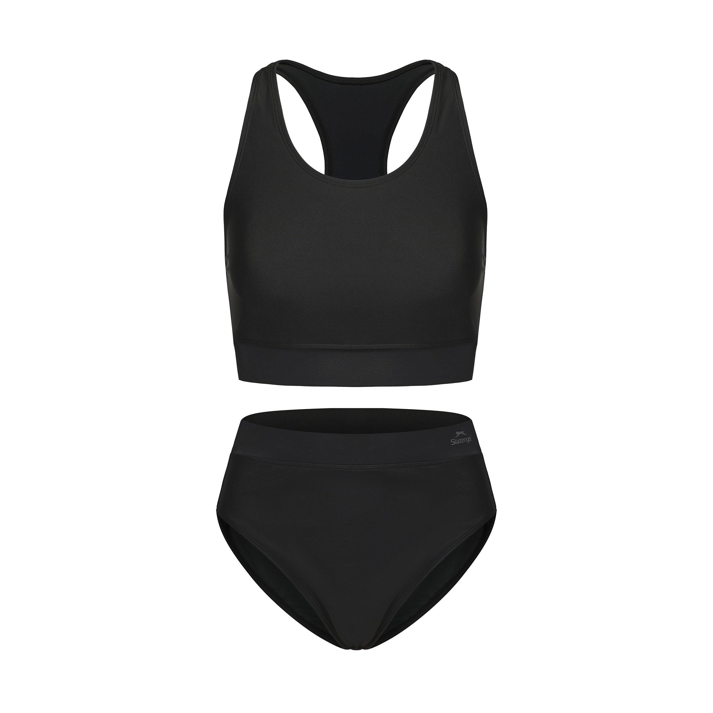 Black - Slazenger - Sport LYCRA® XTRA LIFE™ Bikini Set Womens - 1