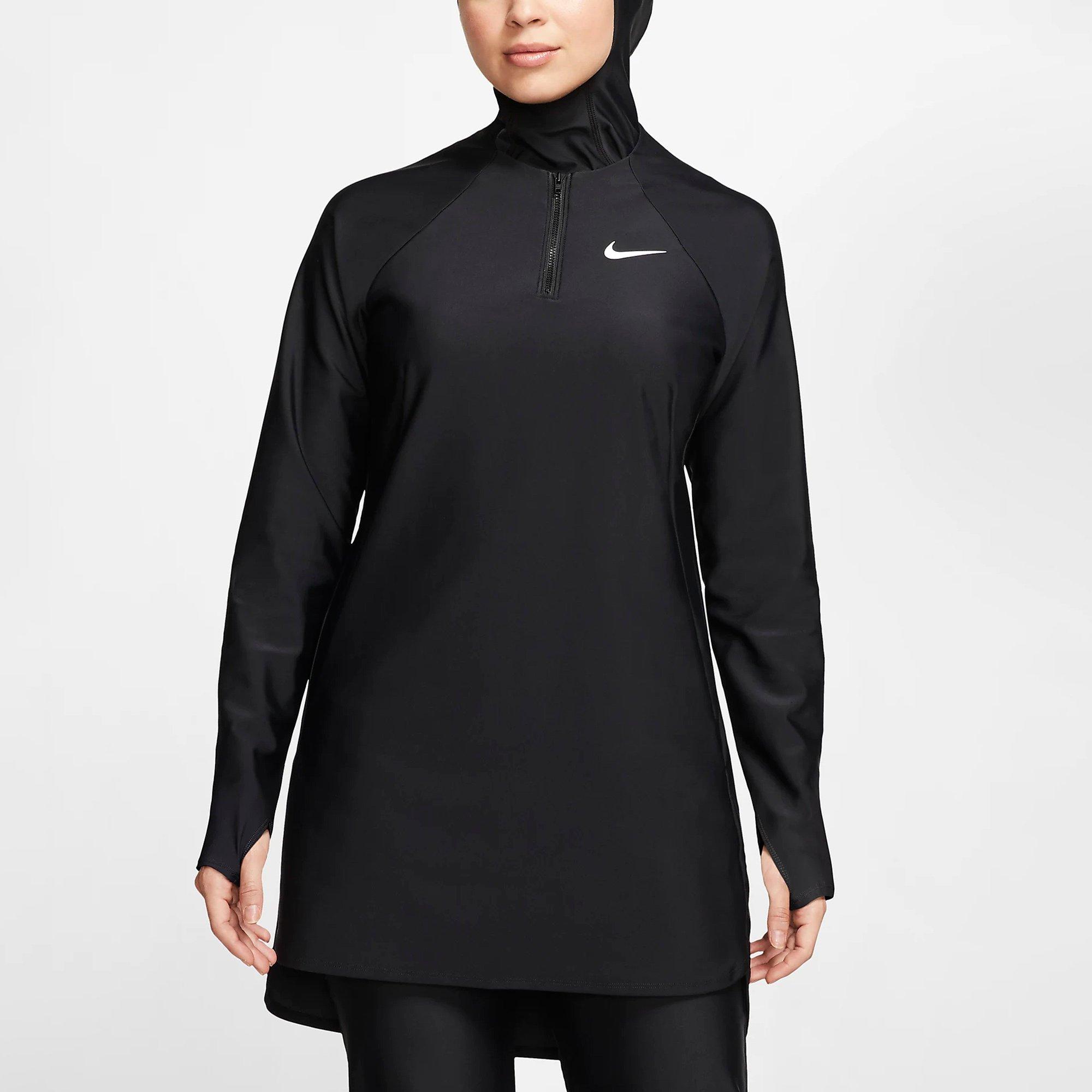 Black - Nike - Swim Womens Tunic Top - 1