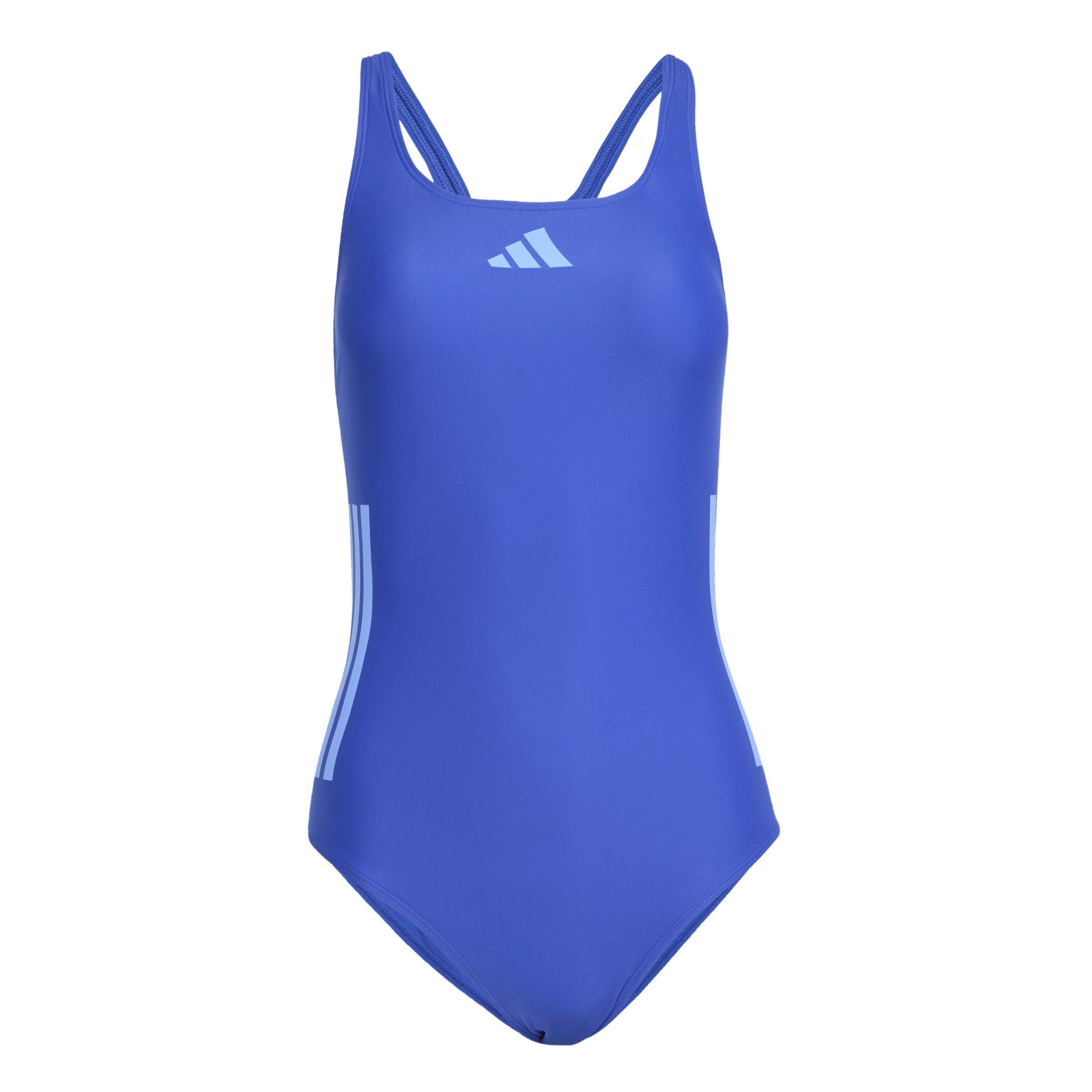 Adidas Women's Sh3.ro Classic 3-Stripes Swimsuit - Lucid Blue - 16 (XL)