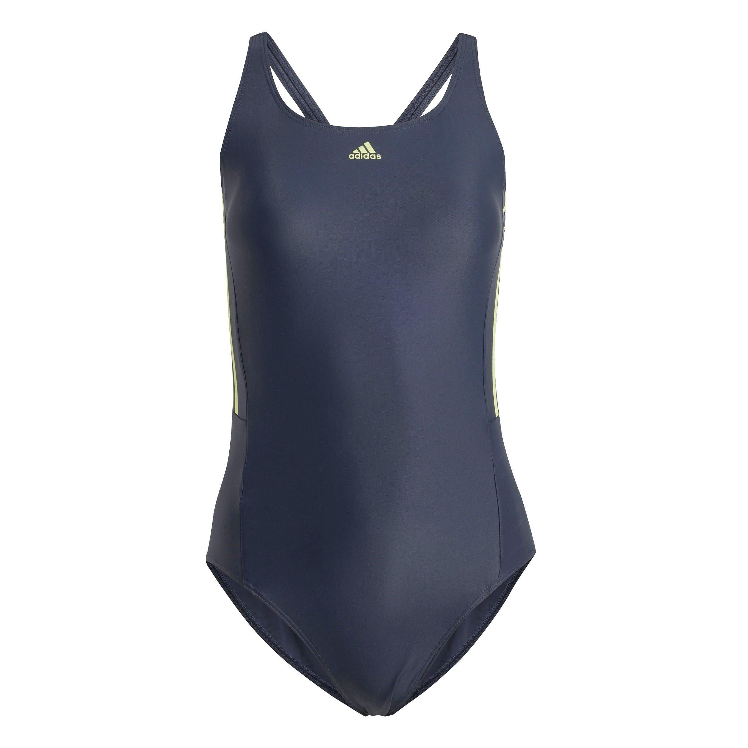 Adidas Women's Sh3.ro Classic 3-Stripes Swimsuit - Legink/Pullim - 8 (XS)