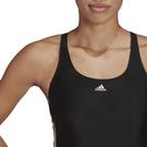 Negro/Blanco - adidas - SH3.RO Classic 3-Stripes Swimsuit Womens - 6