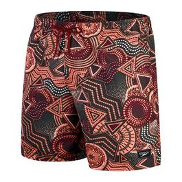 Speedo Digital Printed 18 Inch Swim Shorts Mens