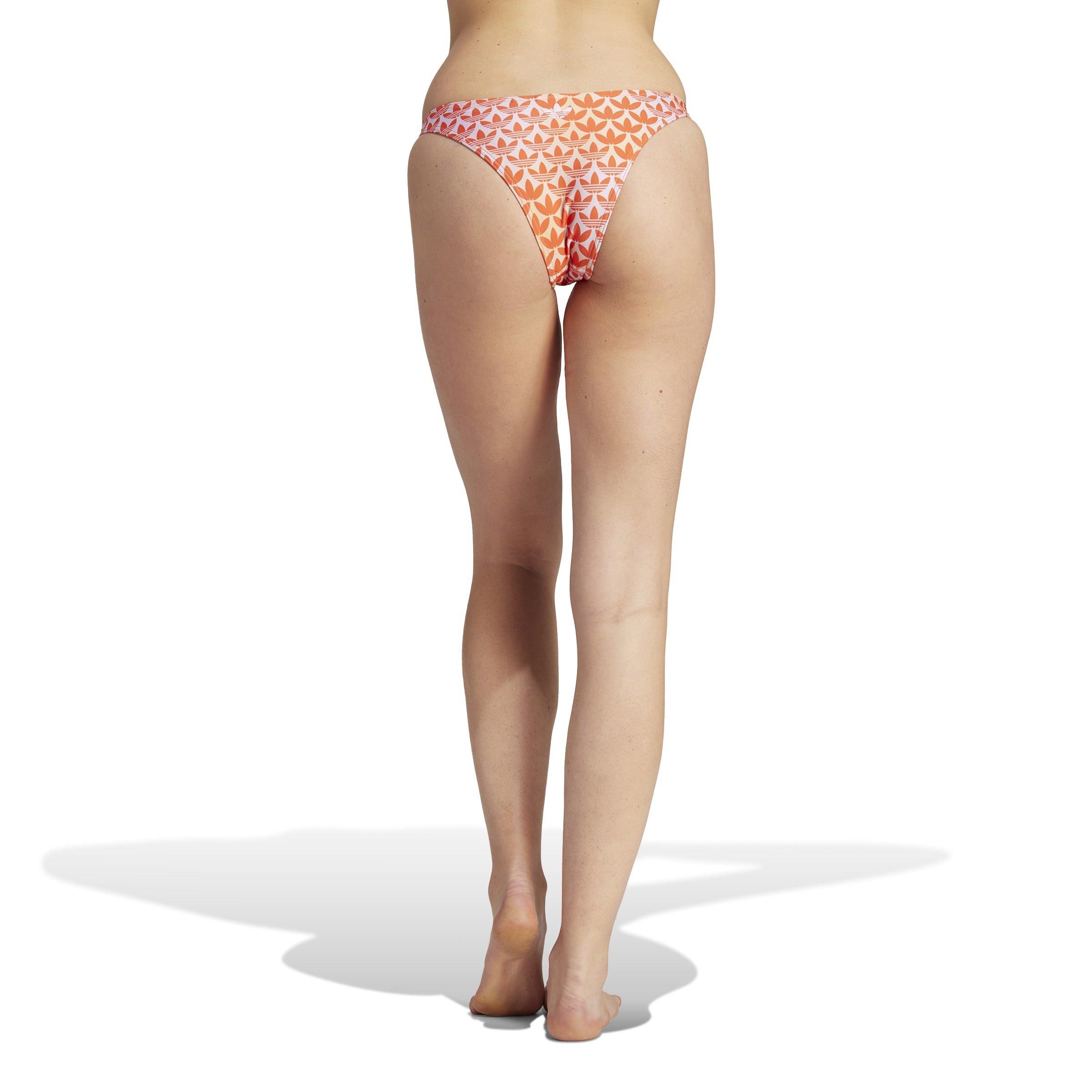 Orchidee/Oranje - adidas - Monogram Bikini Bottoms - 3