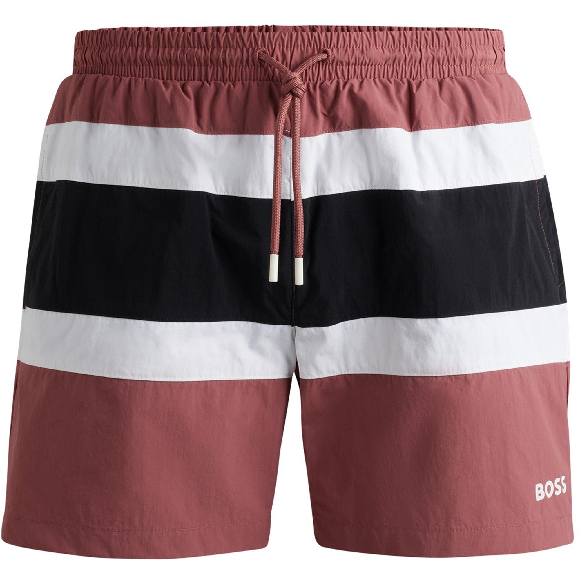Open Red 644 - Boss - Men's Rico Elasticated Waist Swim Shorts - 4