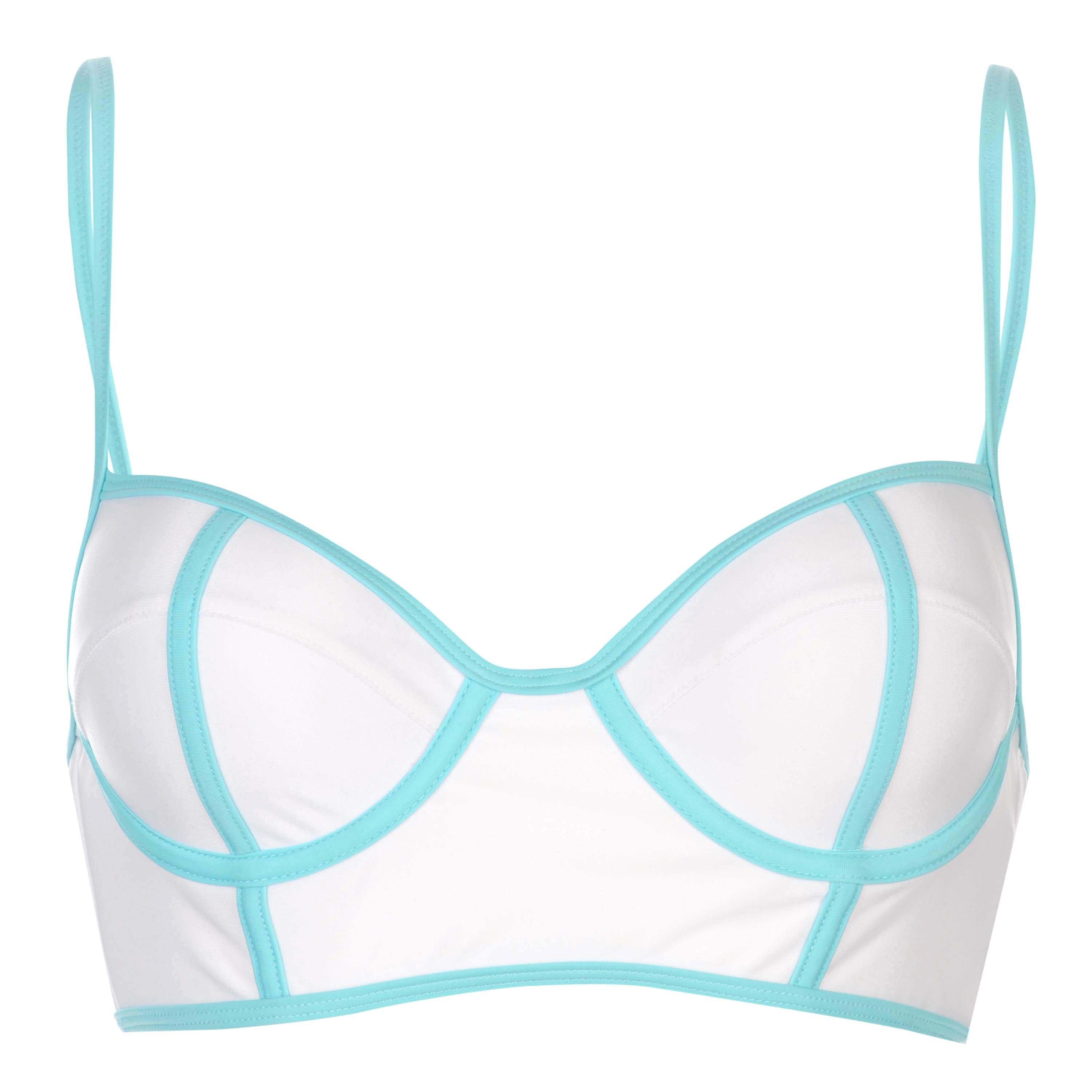 Blanc - Golddigga - Long Line Bikini Top Ladies - 5