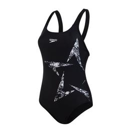 Speedo Star Racer Back Swimsuit Ladies