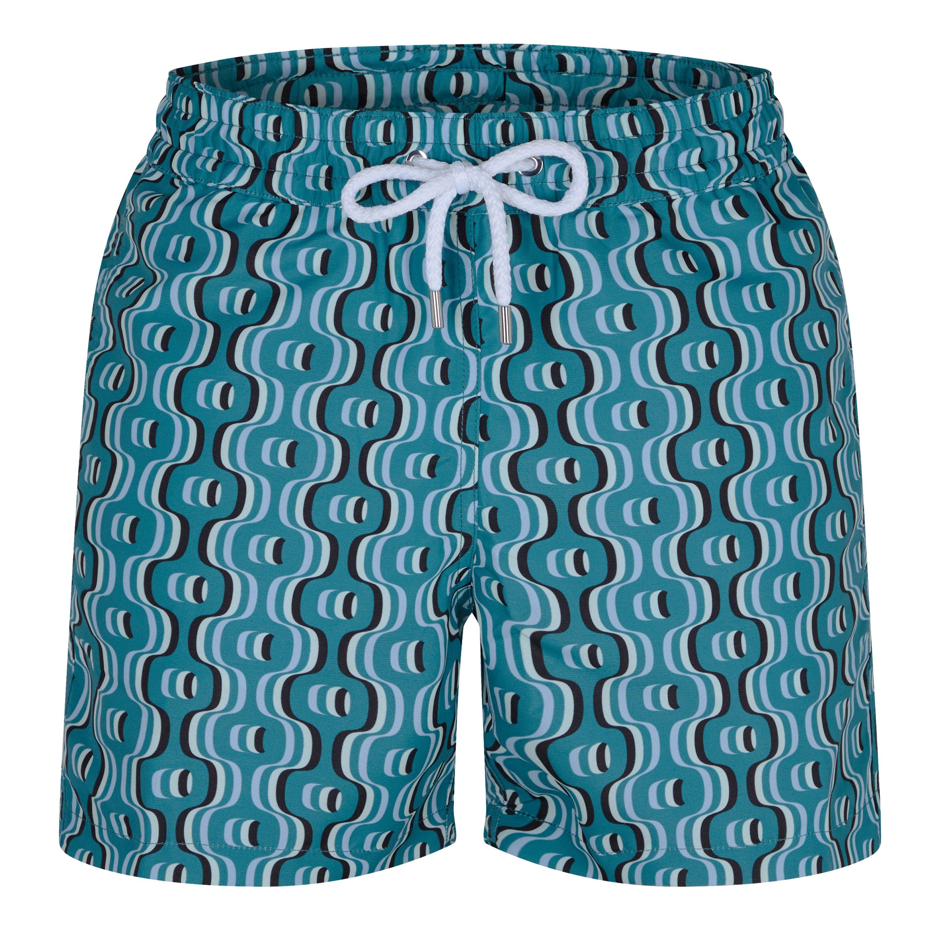 Teal - Frescobol Carioca - Men's Camada Swim Shorts
