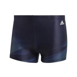 adidas 3-Stripes Graphic Swim Briefs Male Short Mens