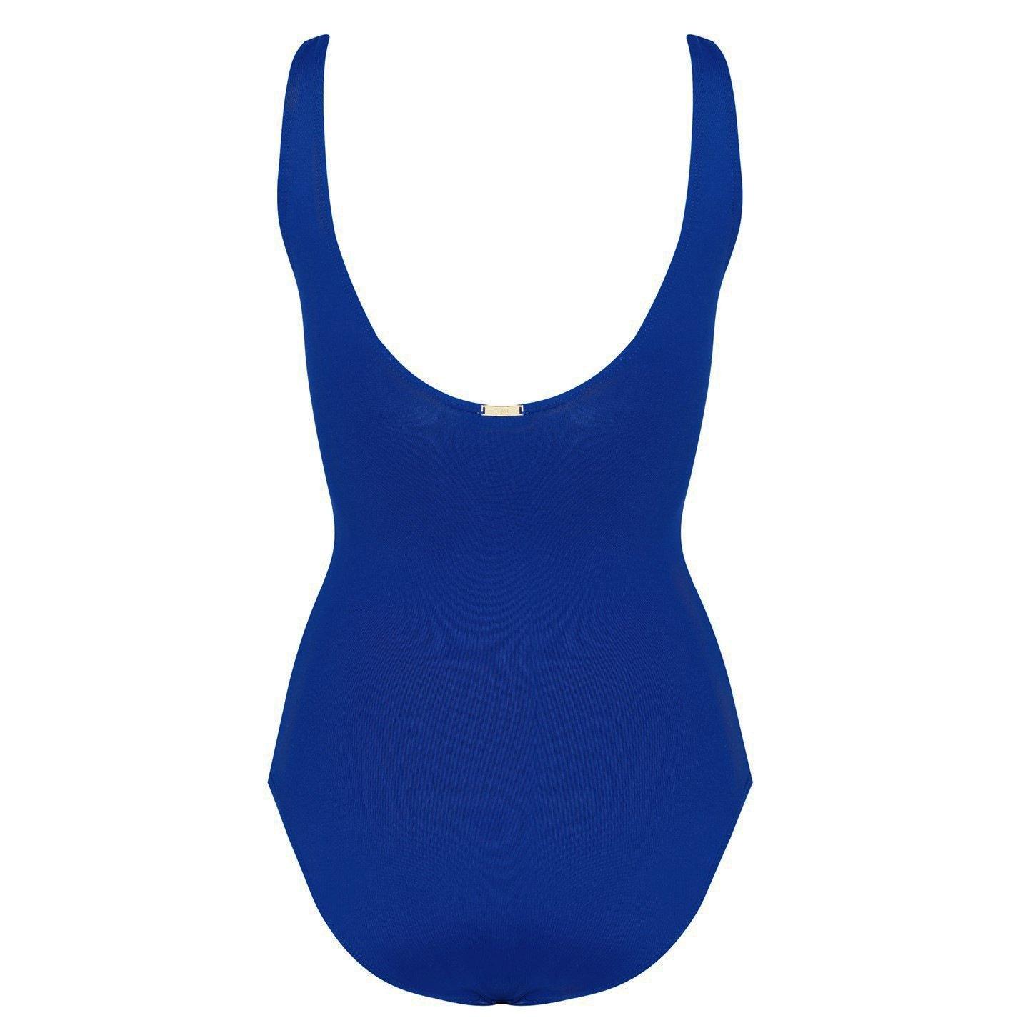 Sapphire - Lauren by Ralph Lauren - Ruffle-Trim One-Piece - 2
