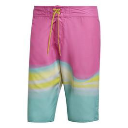 adidas Knee-Length Graphic Board Shorts Mens Swim Short