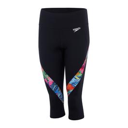 Speedo Print 3/4 Printed Leggings Womens