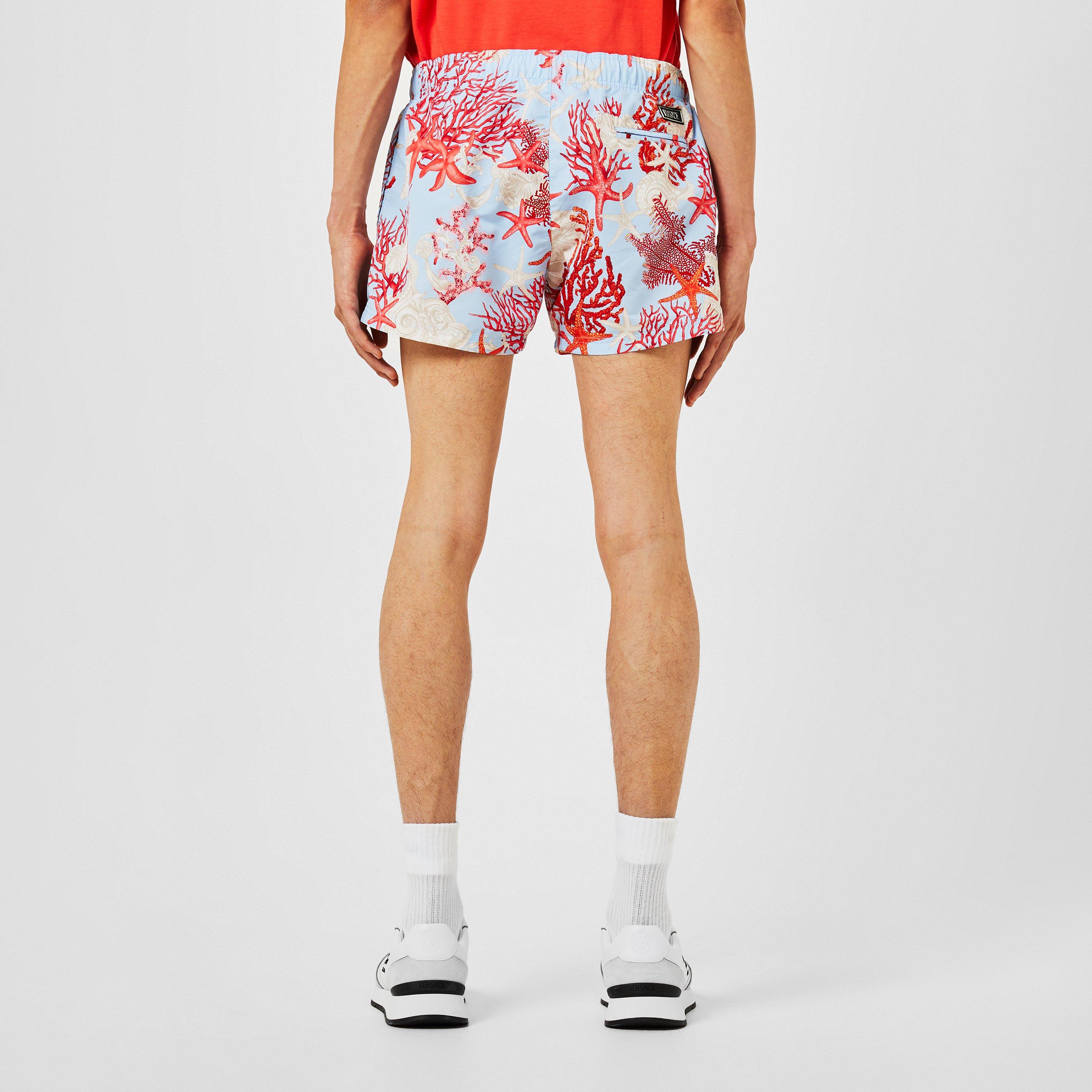Multi - Versace Icon - Men's Barocco Sea Swim Shorts - 4