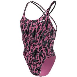 Nike 's Hydrastrong Multiple Print Spiderback One Piece Womens