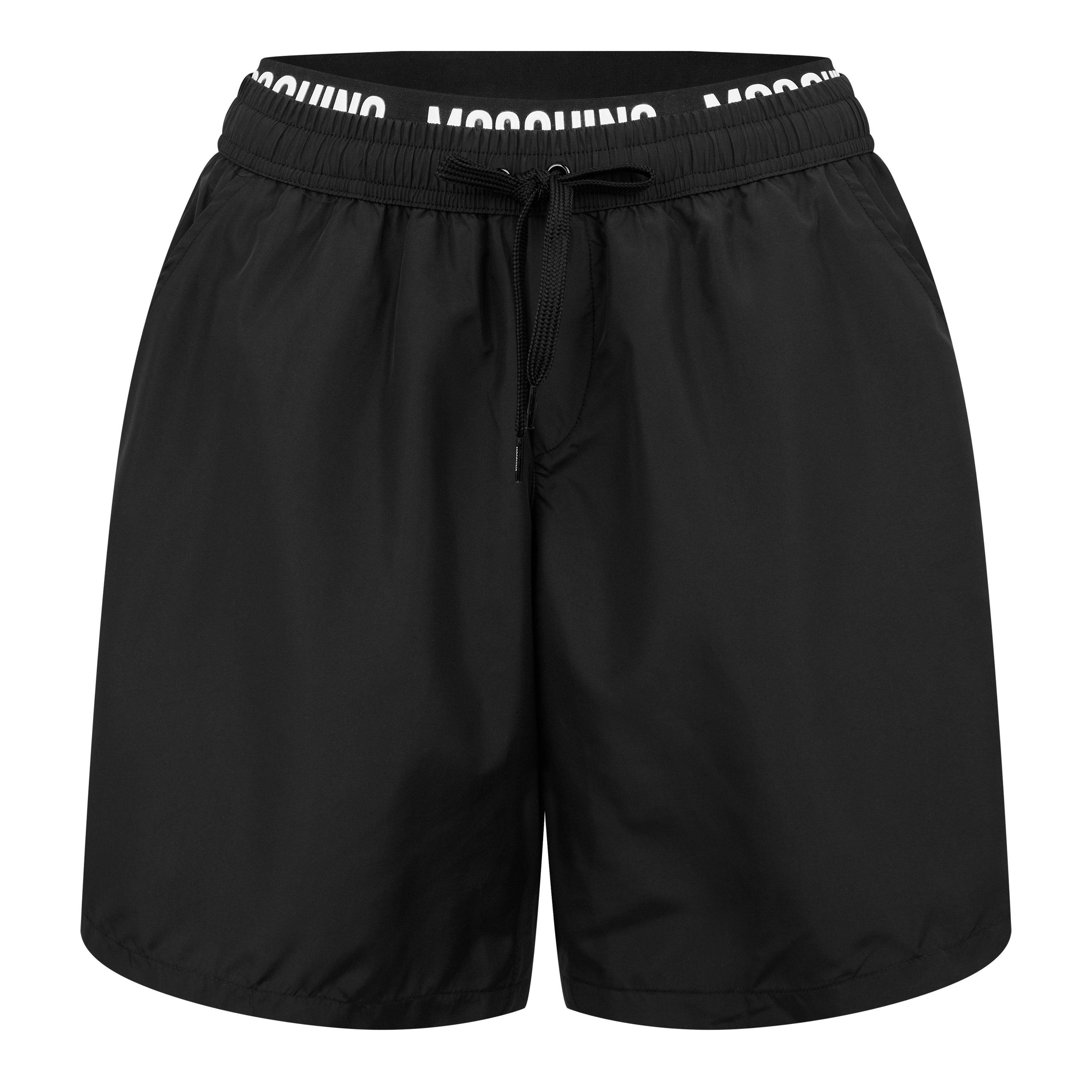 Black - Moschino - Women's Plunge Swimsuit - 5